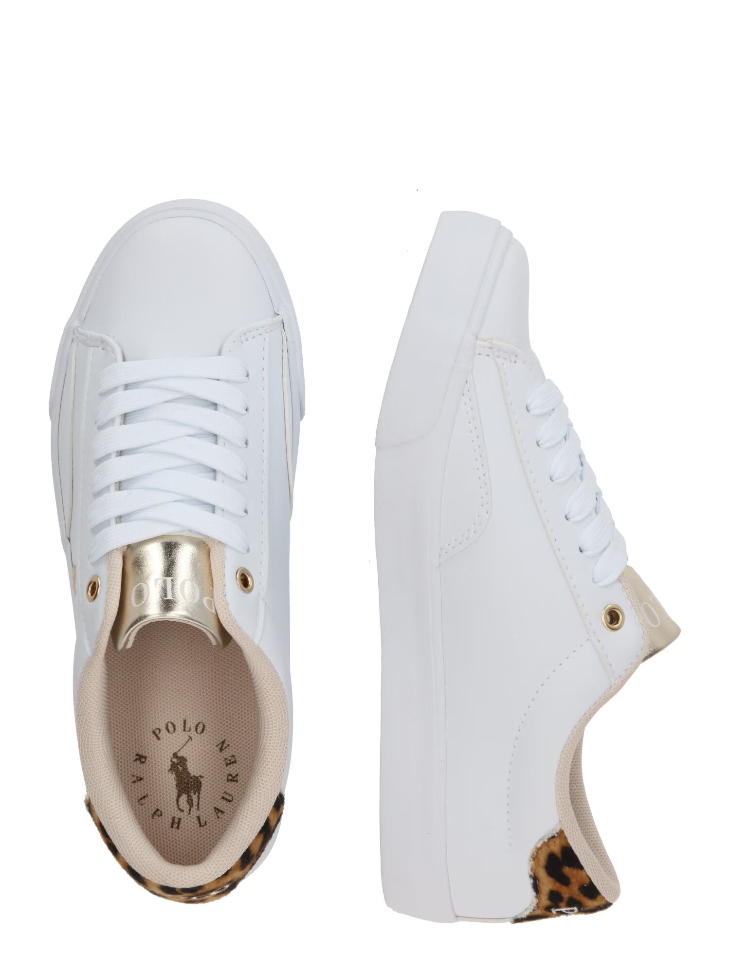 Polo Ralph Lauren Sneaker 'THERON V' auriu / alb - Pled.ro