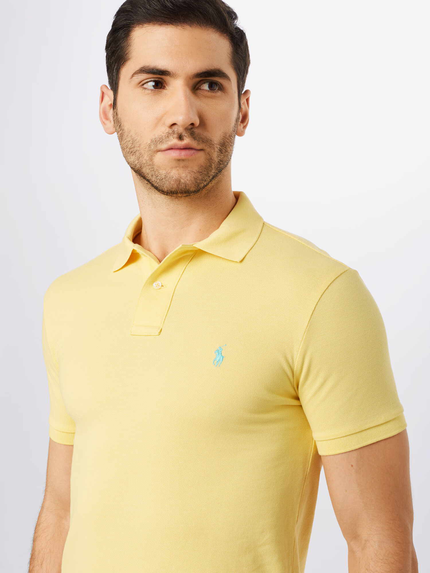 Polo Ralph Lauren Tricou albastru deschis / galben pastel - Pled.ro