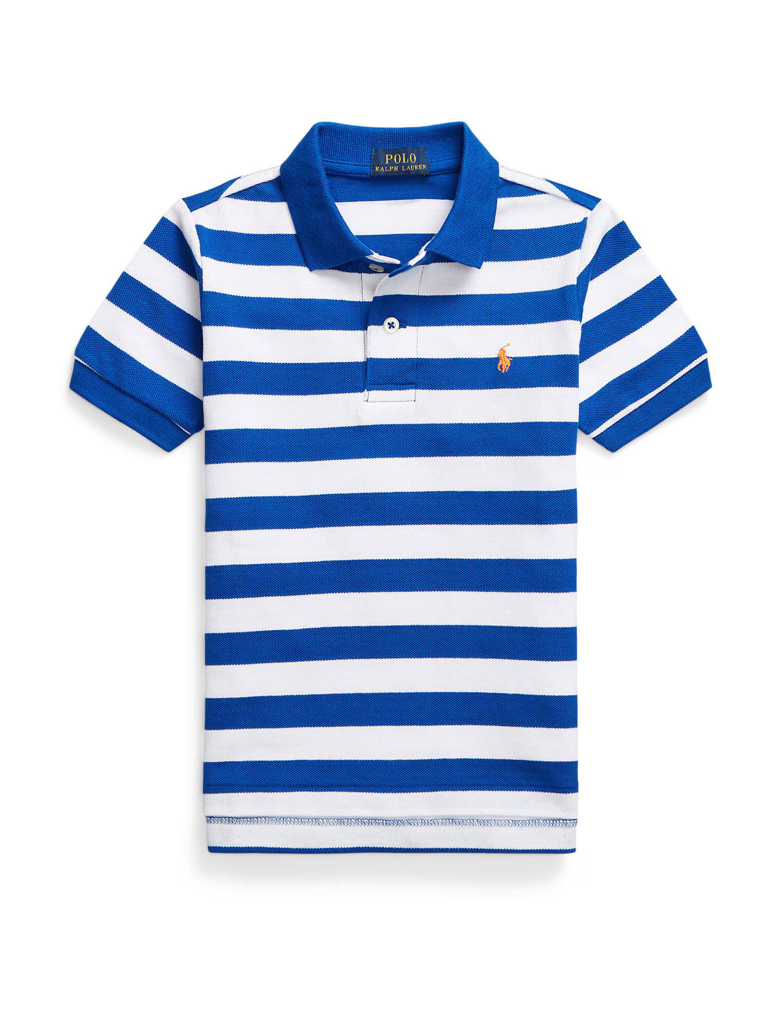 Polo Ralph Lauren Tricou albastru / galben auriu / alb - Pled.ro