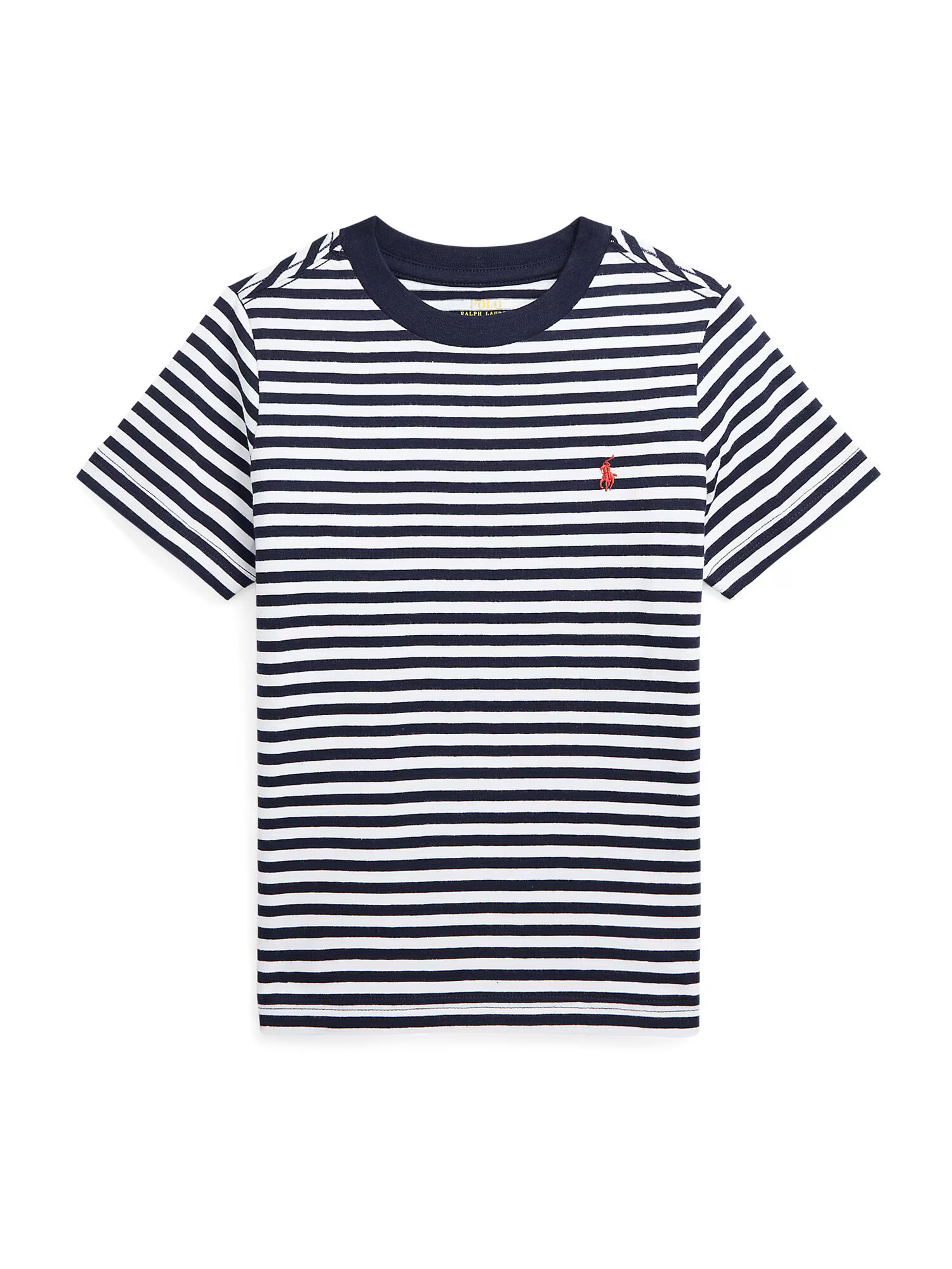 Polo Ralph Lauren Tricou albastru închis / portocaliu / alb - Pled.ro