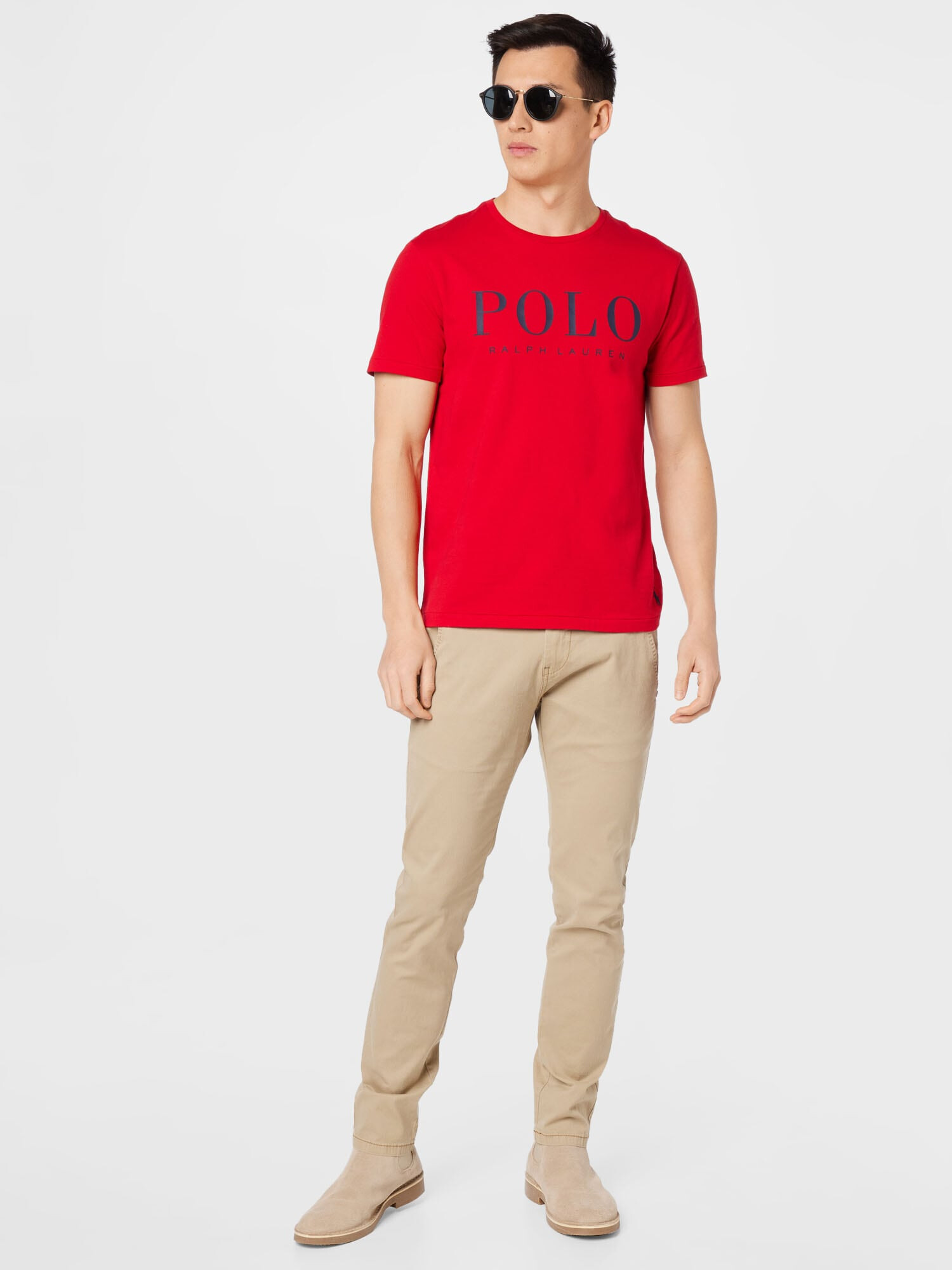 Polo Ralph Lauren Tricou albastru închis / roșu - Pled.ro