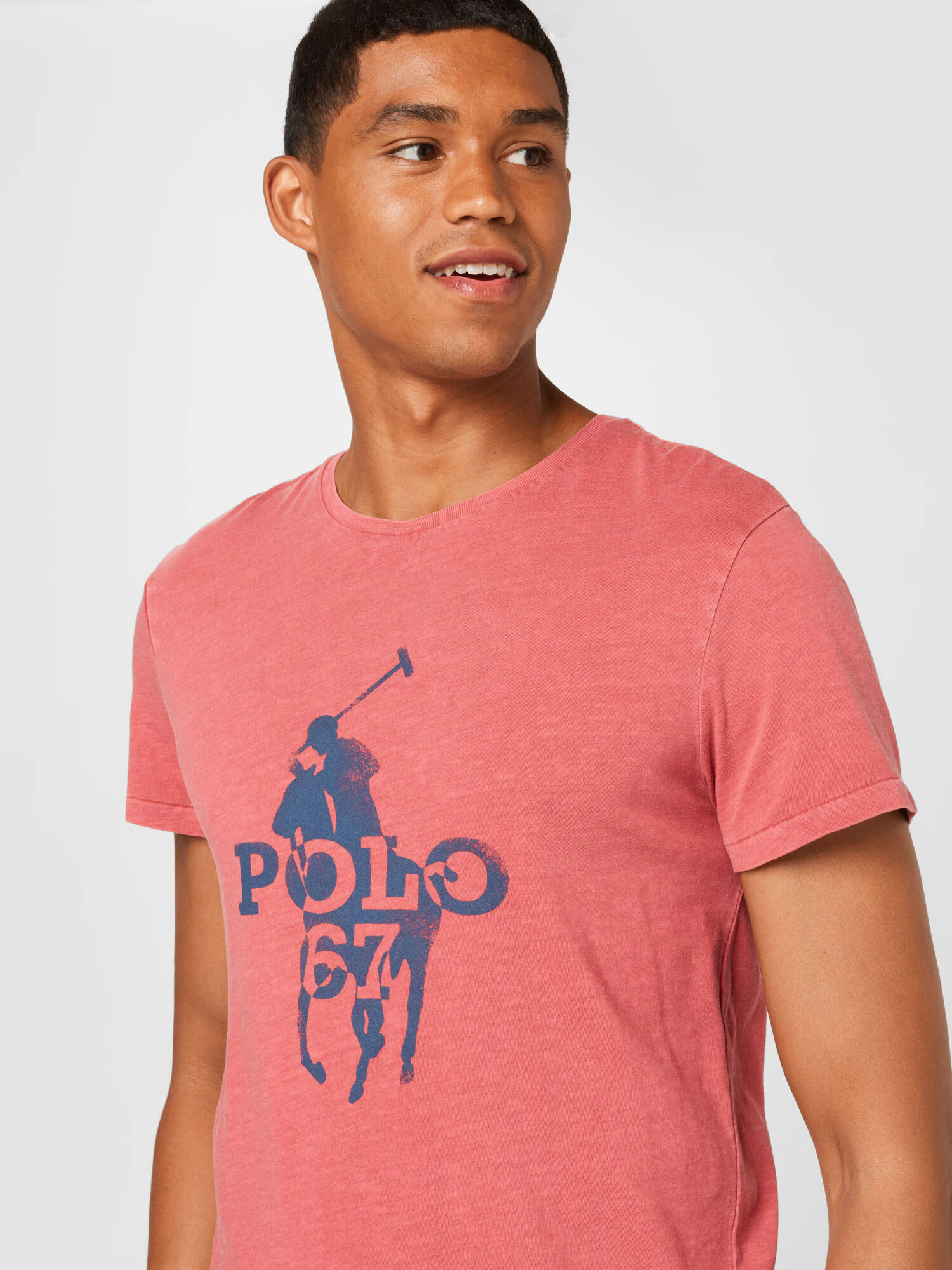 Polo Ralph Lauren Tricou albastru marin / corai - Pled.ro