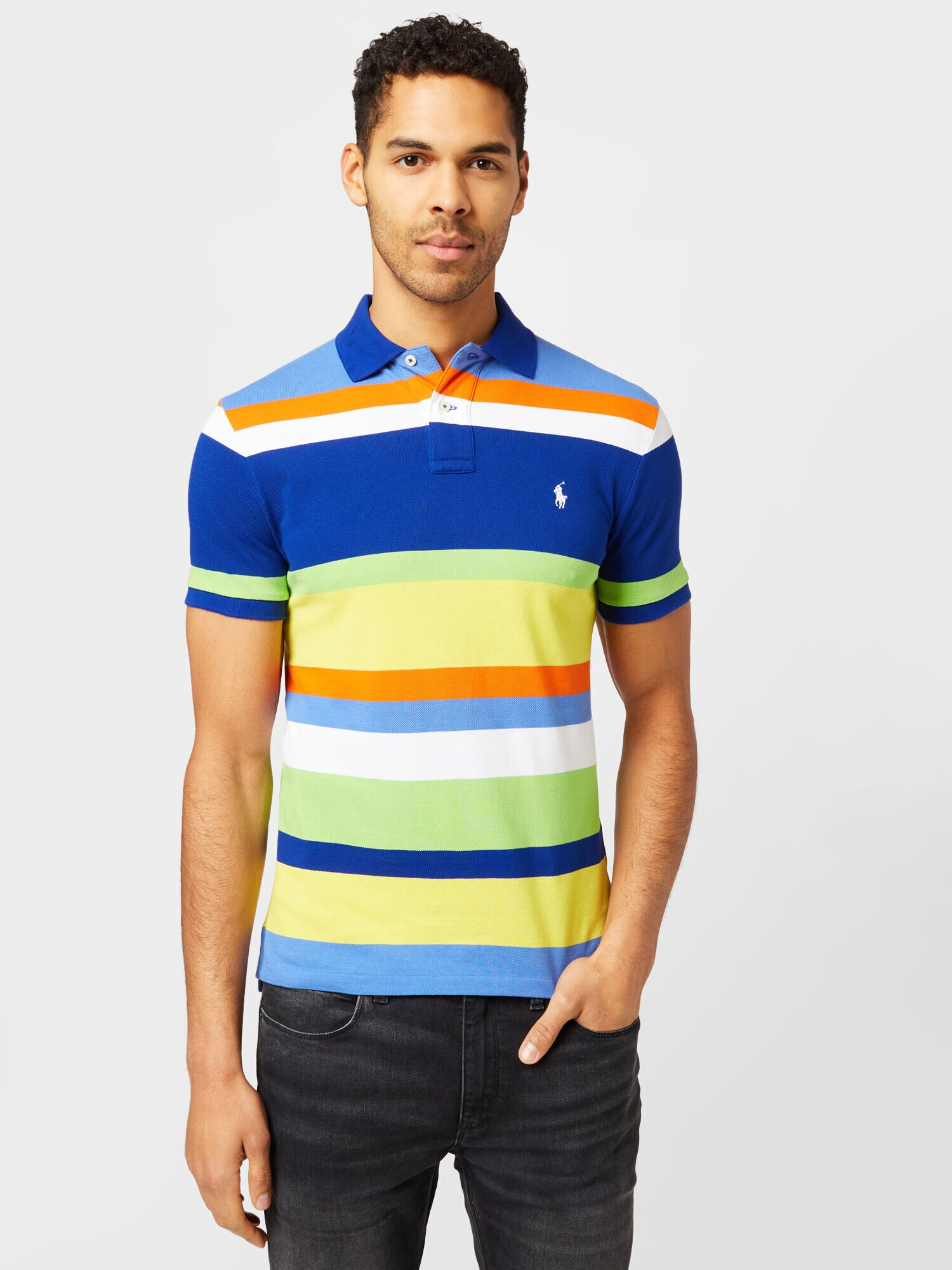 Polo Ralph Lauren Tricou albastru regal / albastru deschis / galben / verde deschis - Pled.ro