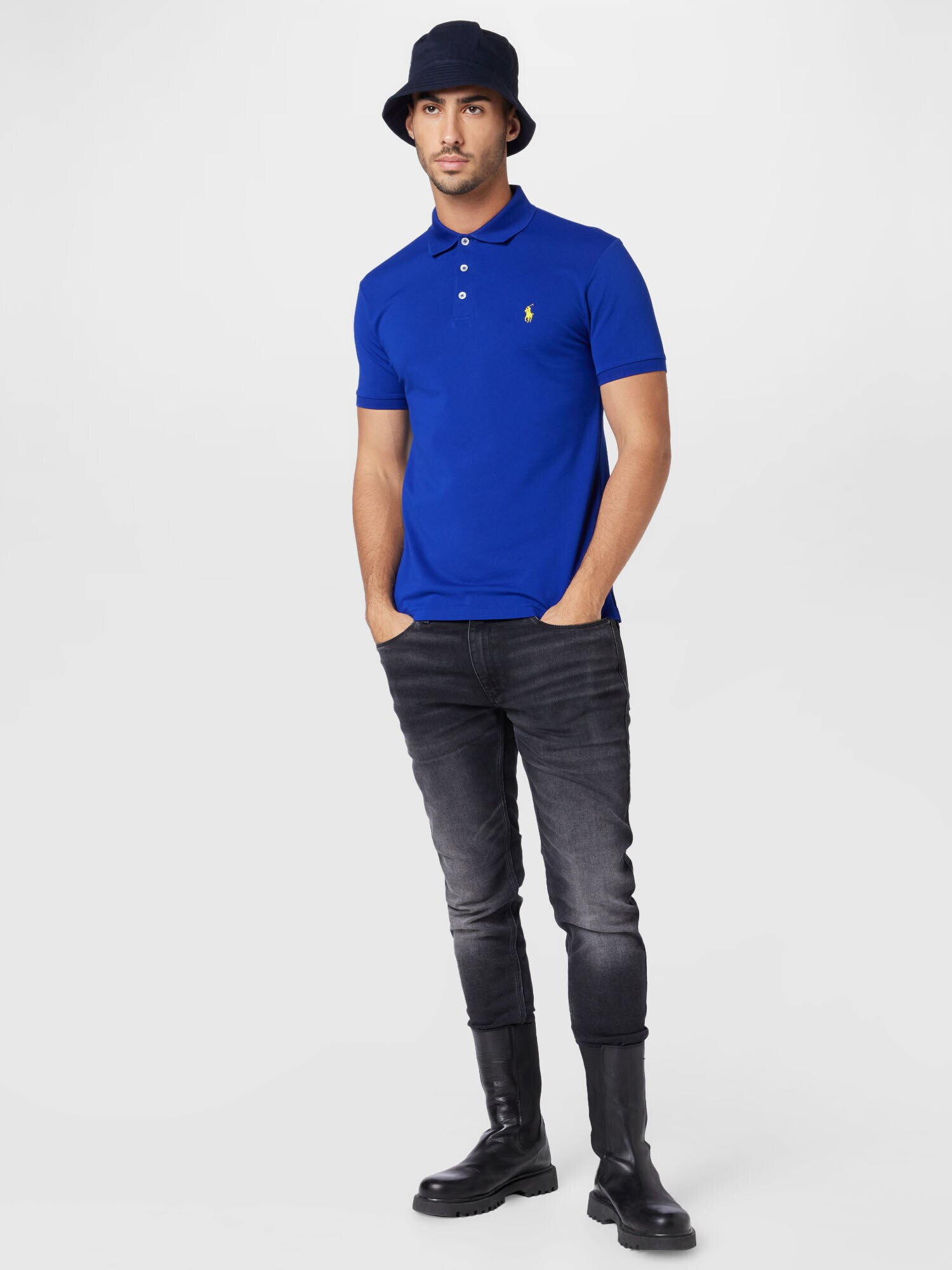 Polo Ralph Lauren Tricou albastru regal / galben - Pled.ro