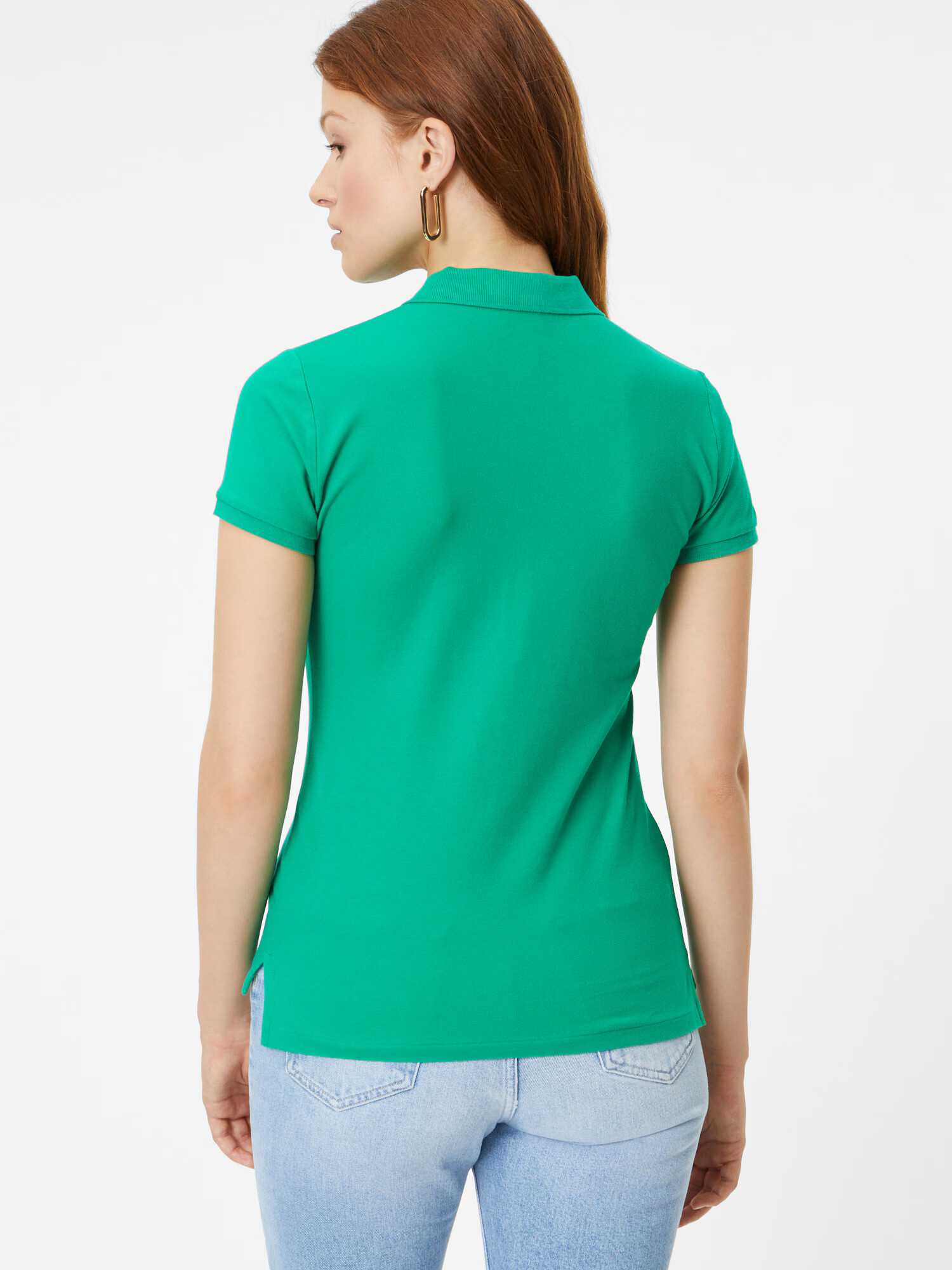 Polo Ralph Lauren Tricou 'Julie' albastru / verde jad - Pled.ro