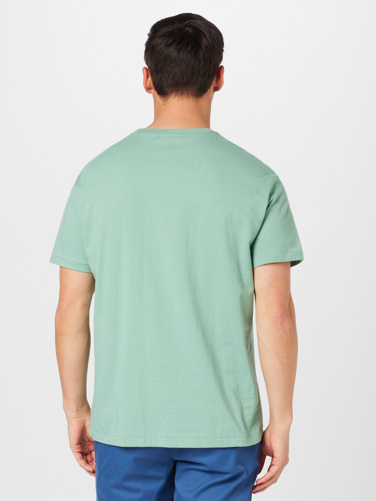 Polo Ralph Lauren Tricou albastru / verde pastel / roz / alb - Pled.ro