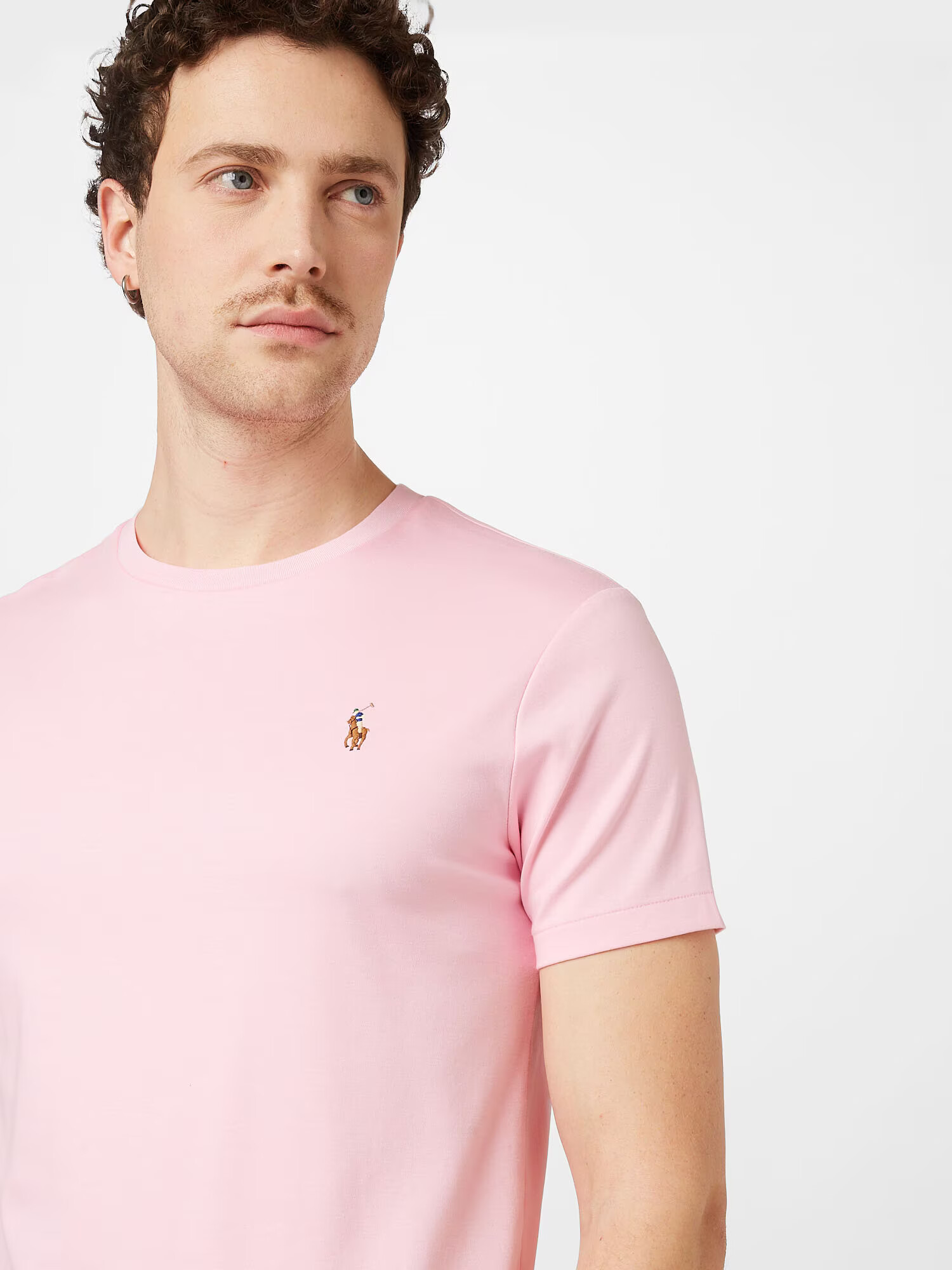 Polo Ralph Lauren Tricou bej / maro / roz - Pled.ro