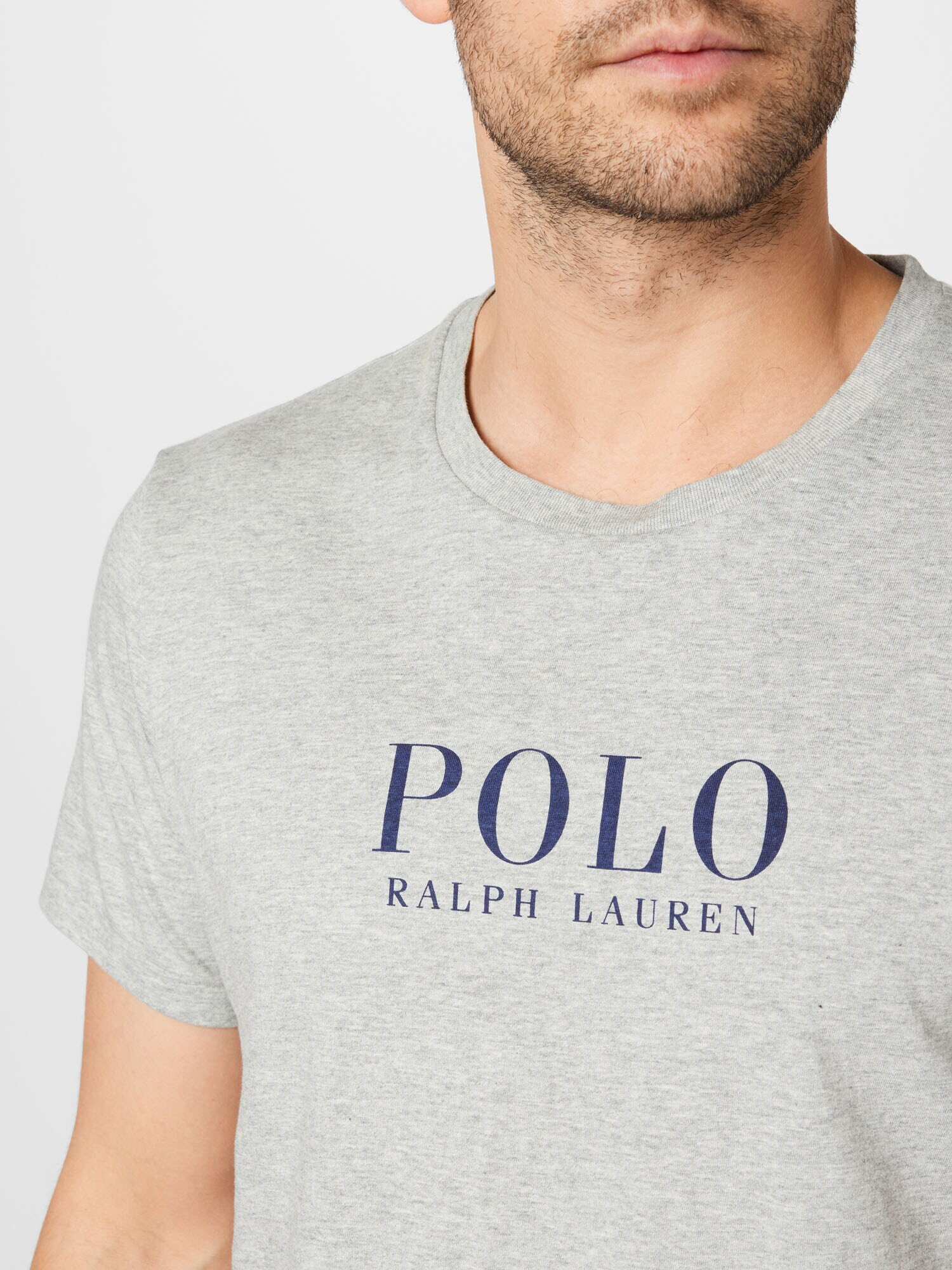 Polo Ralph Lauren Tricou bleumarin / gri deschis - Pled.ro