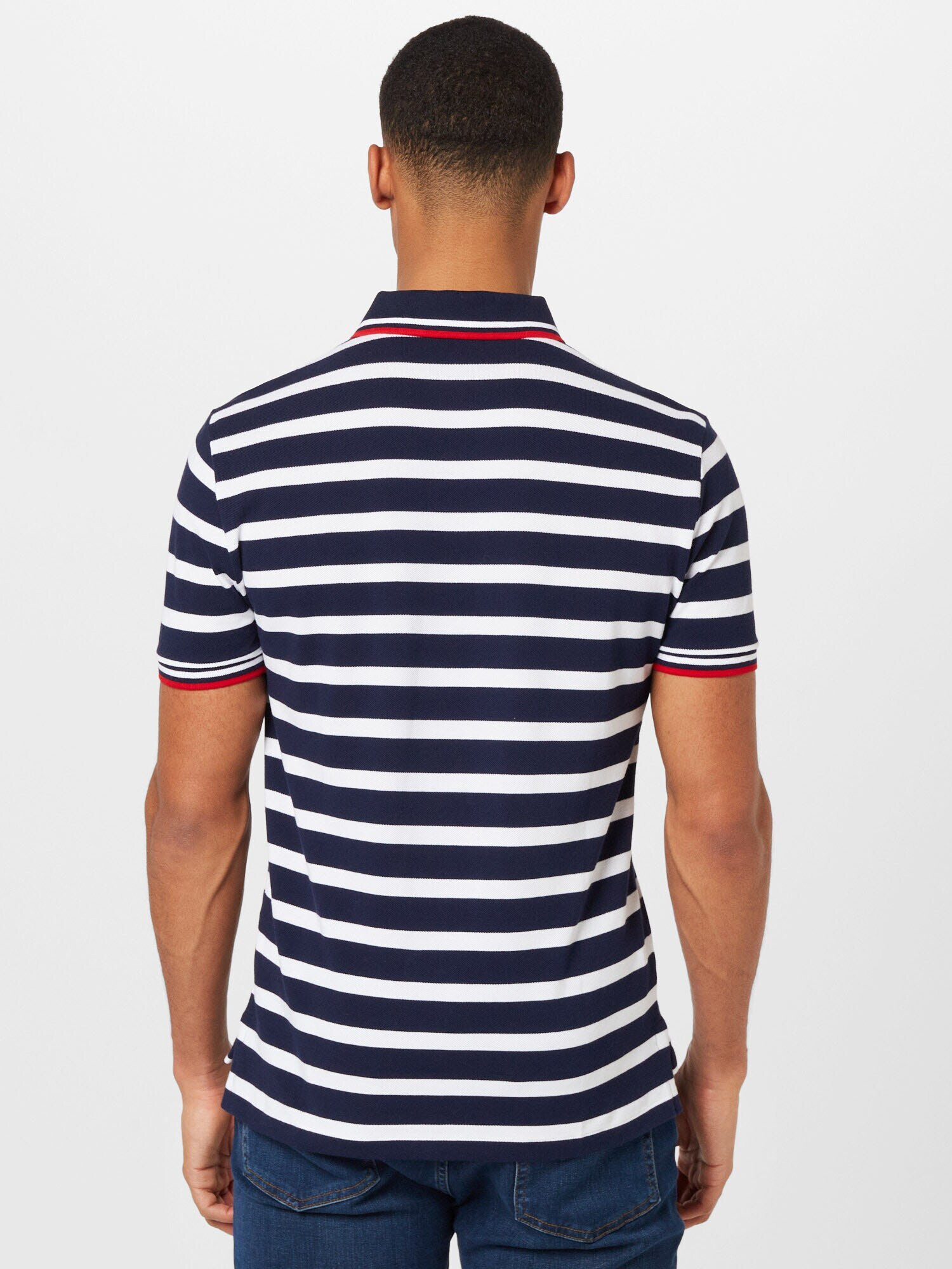 Polo Ralph Lauren Tricou bleumarin / maro deschis / roșu / alb - Pled.ro