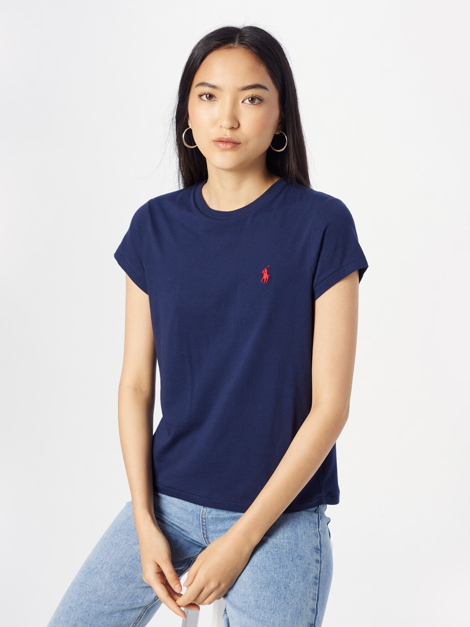 Polo Ralph Lauren Tricou bleumarin / roșu deschis - Pled.ro