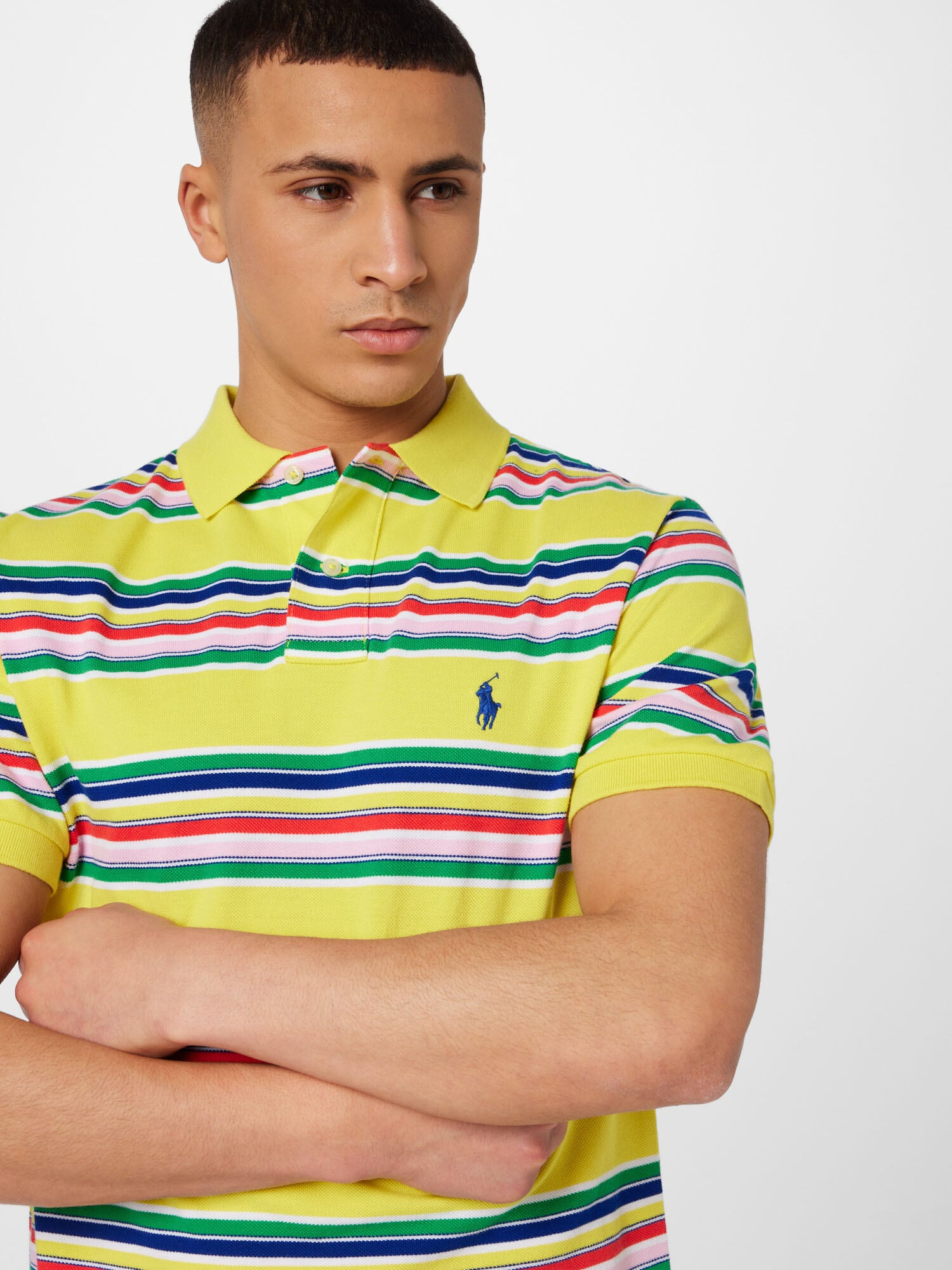 Polo Ralph Lauren Tricou galben citron / verde / roz / roșu - Pled.ro