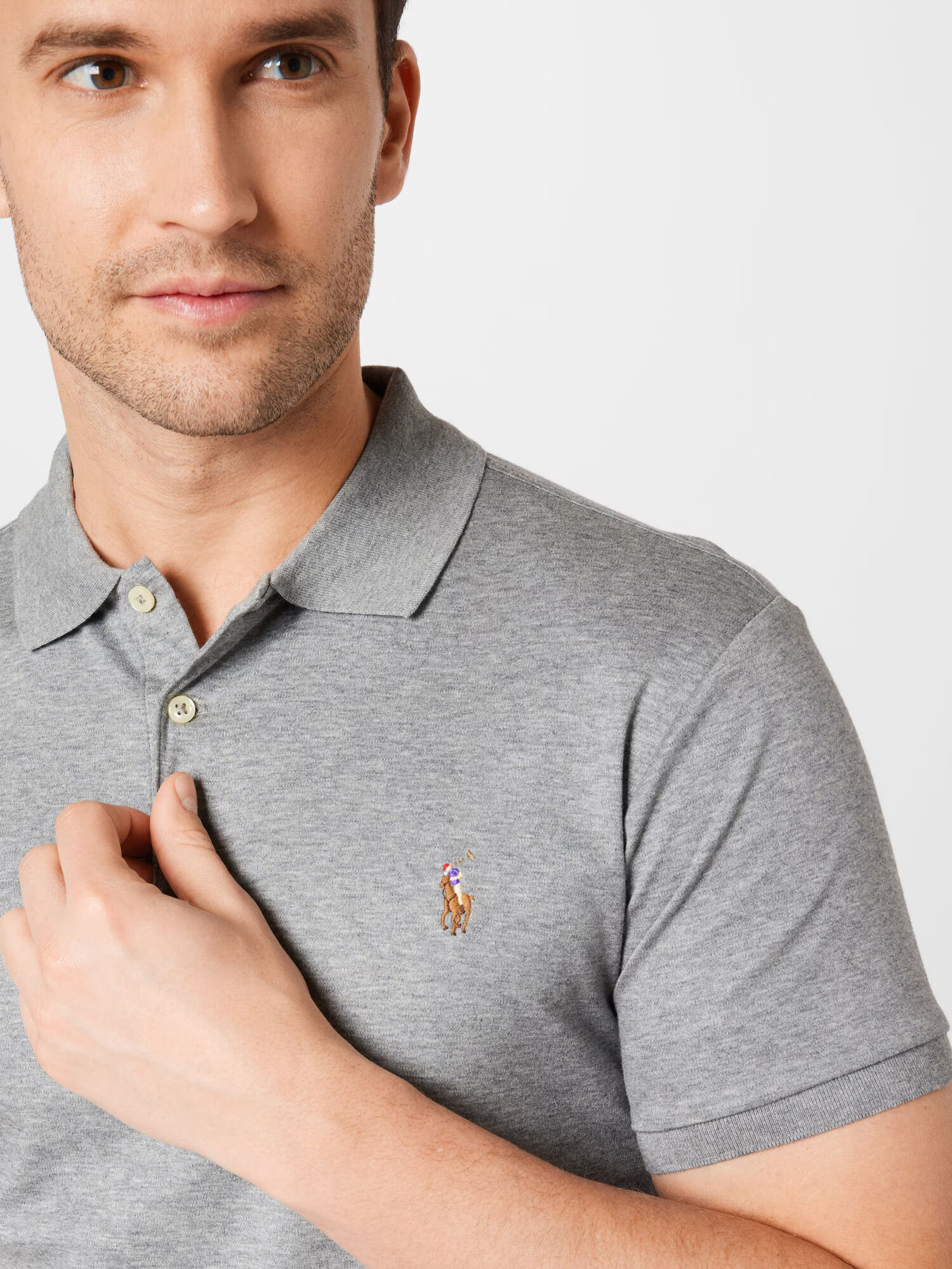 Polo Ralph Lauren Tricou gri - Pled.ro