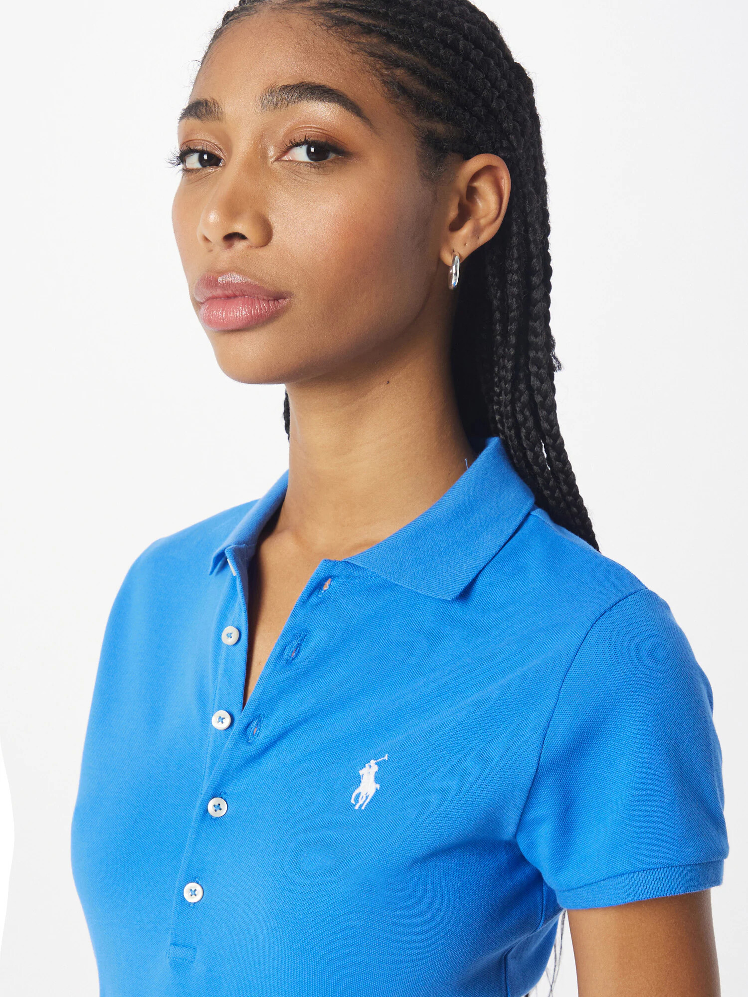 Polo Ralph Lauren Tricou 'JULIE' albastru / alb - Pled.ro