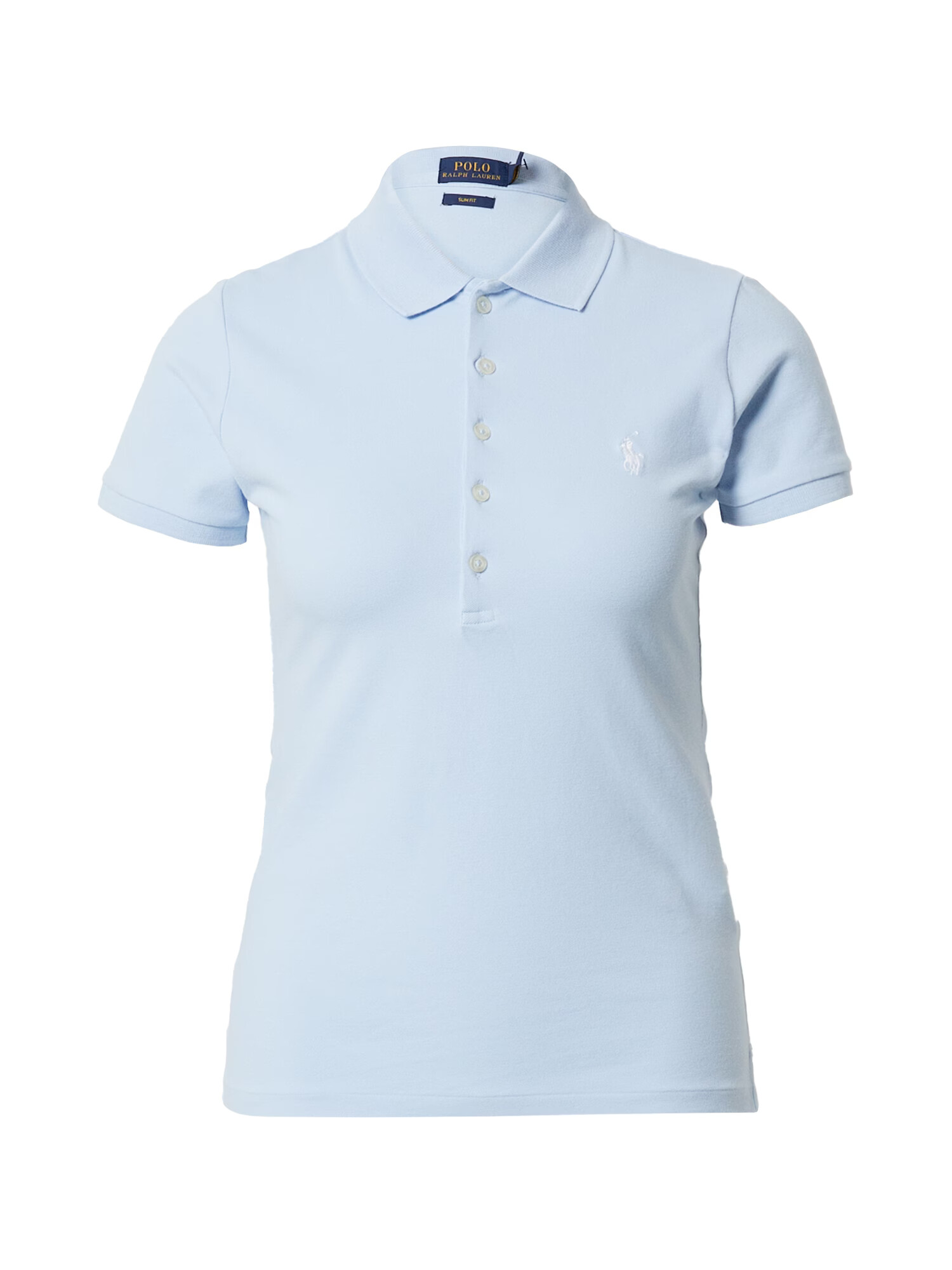 Polo Ralph Lauren Tricou 'Julie' albastru deschis / alb - Pled.ro