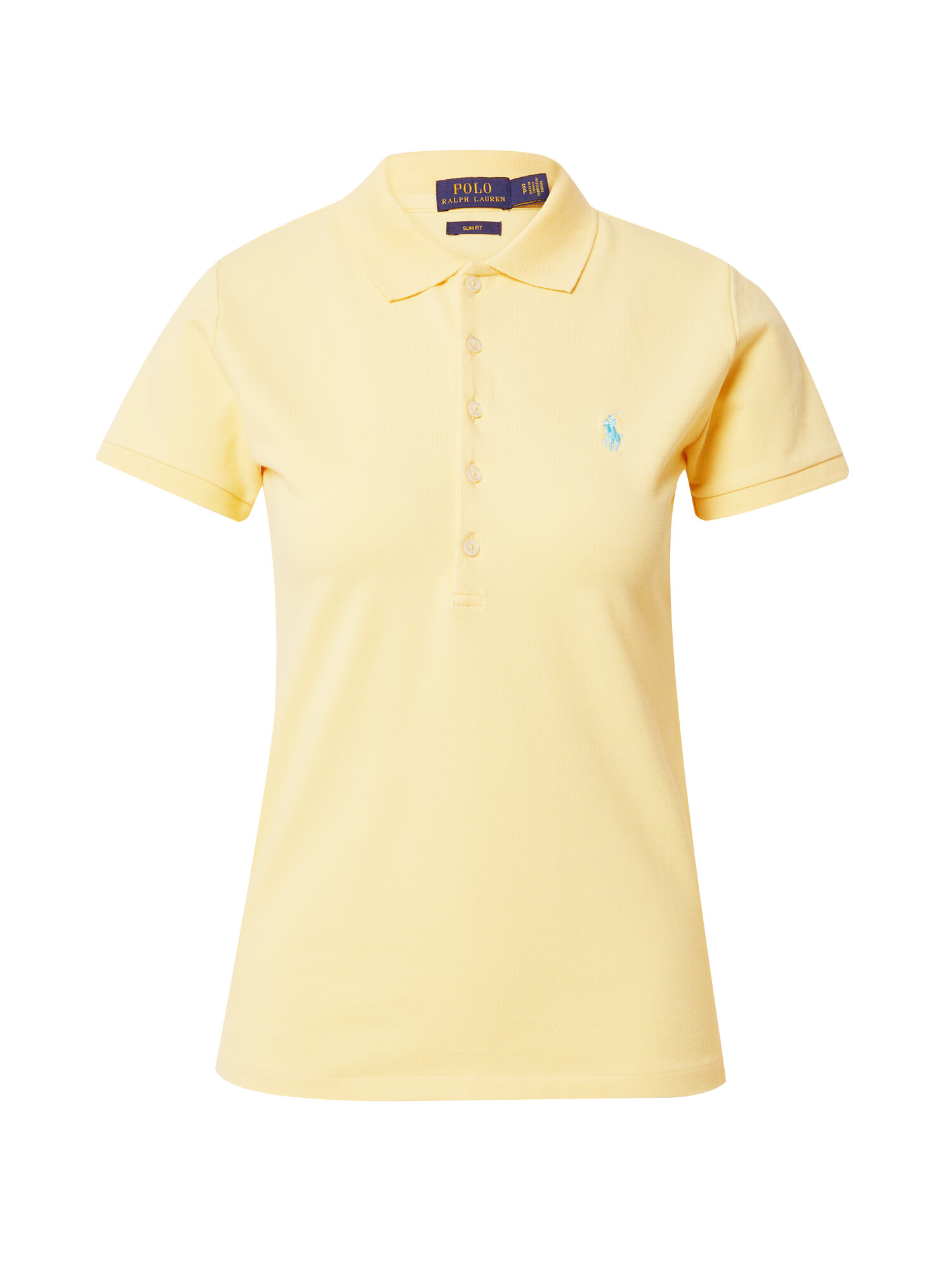 Polo Ralph Lauren Tricou 'Julie' albastru / galben deschis - Pled.ro