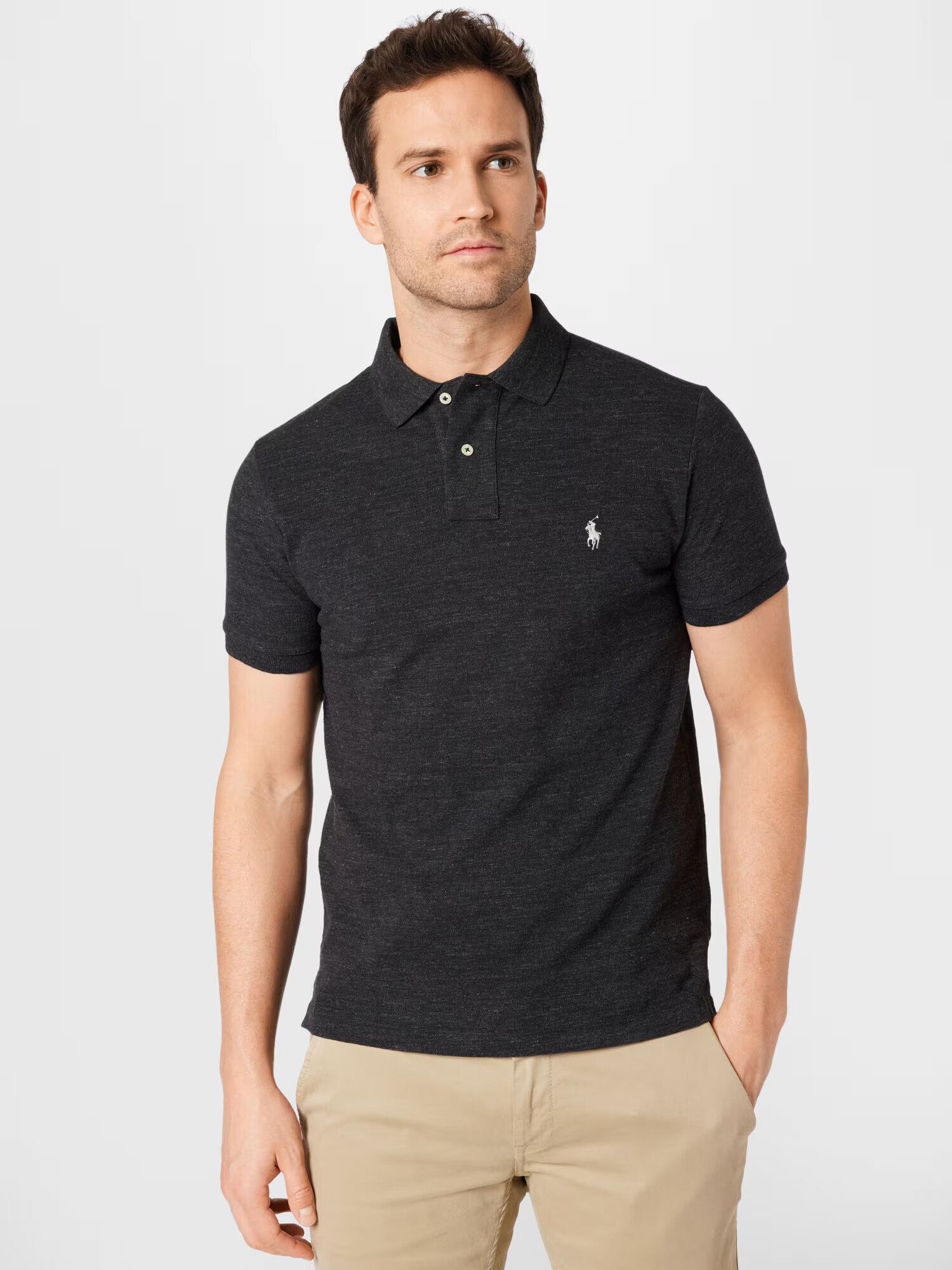 Polo Ralph Lauren Tricou negru / alb - Pled.ro