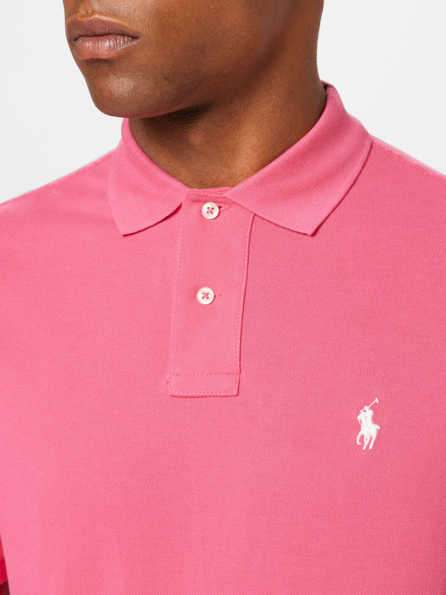 Polo Ralph Lauren Tricou roz / alb - Pled.ro