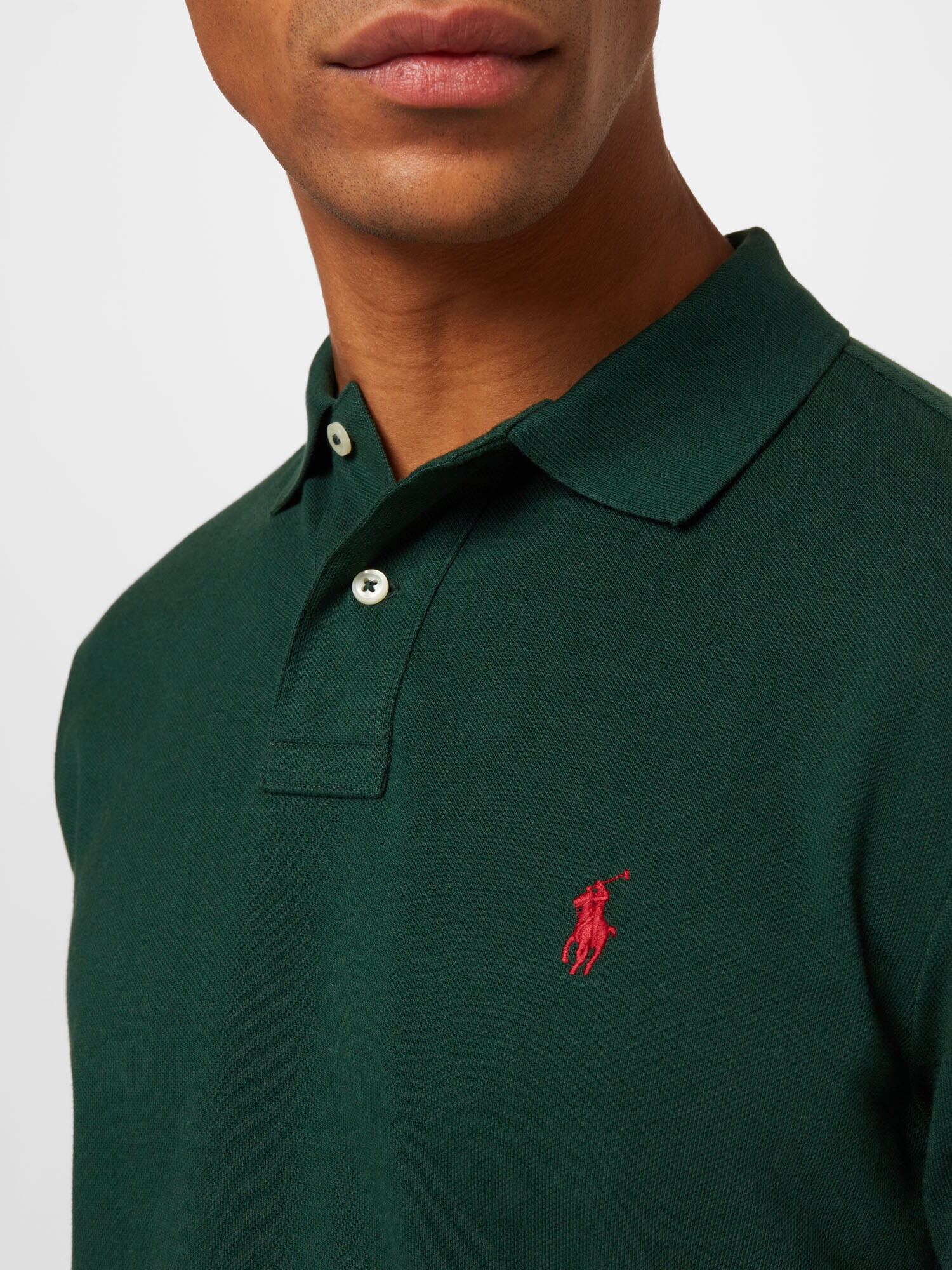 Polo Ralph Lauren Tricou verde închis / roșu - Pled.ro