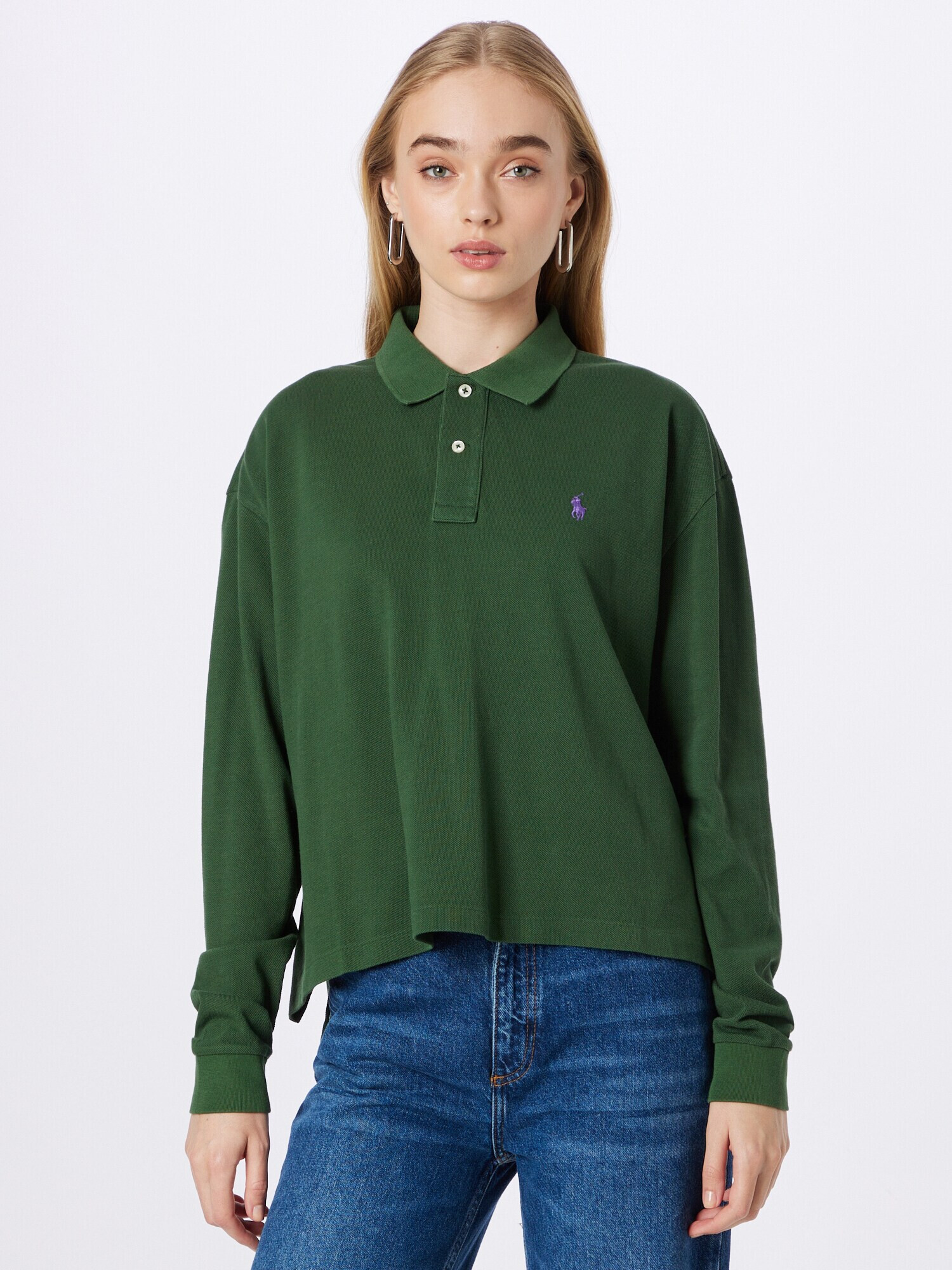 Polo Ralph Lauren Tricou verde / lila - Pled.ro