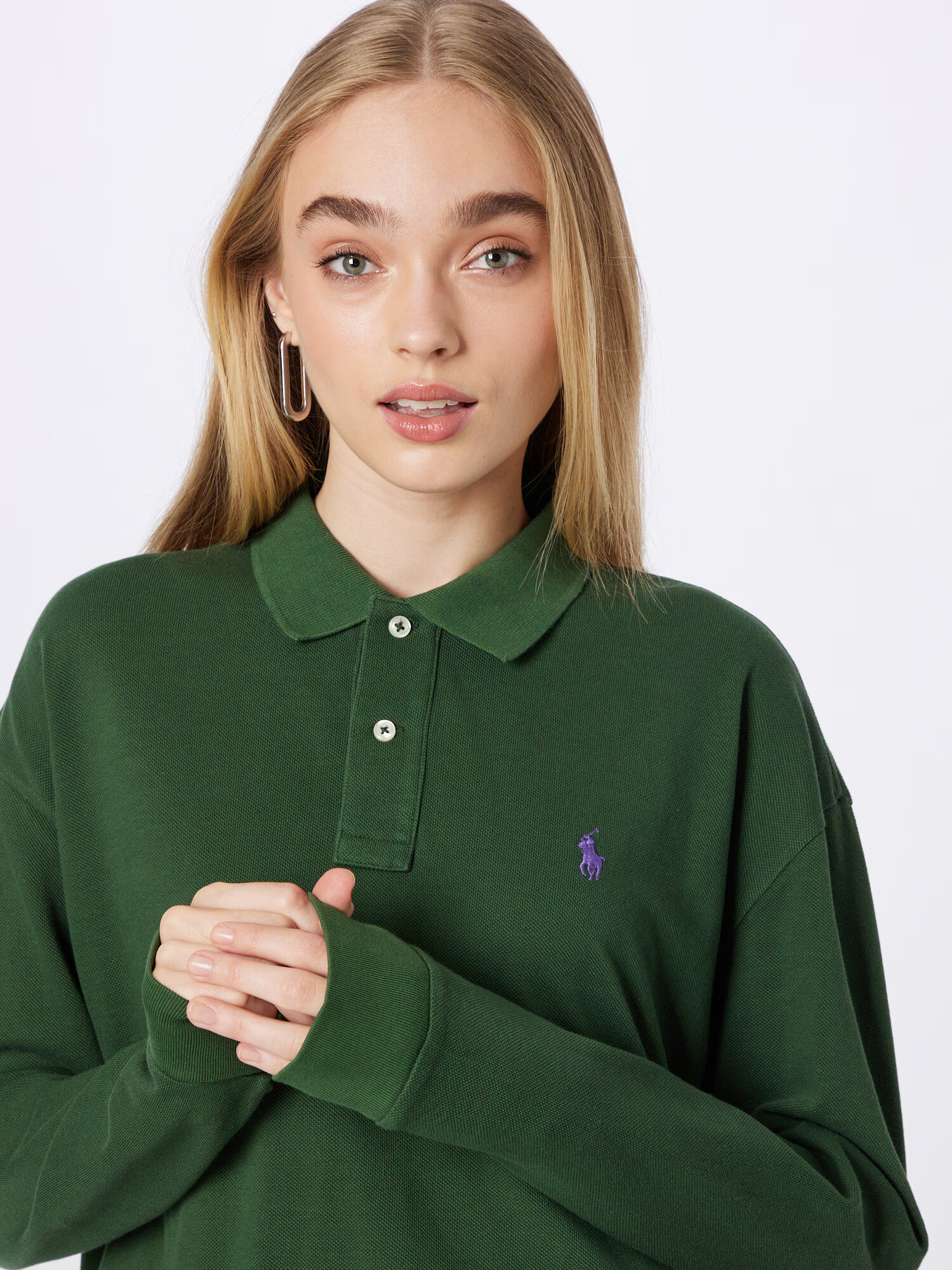 Polo Ralph Lauren Tricou verde / lila - Pled.ro