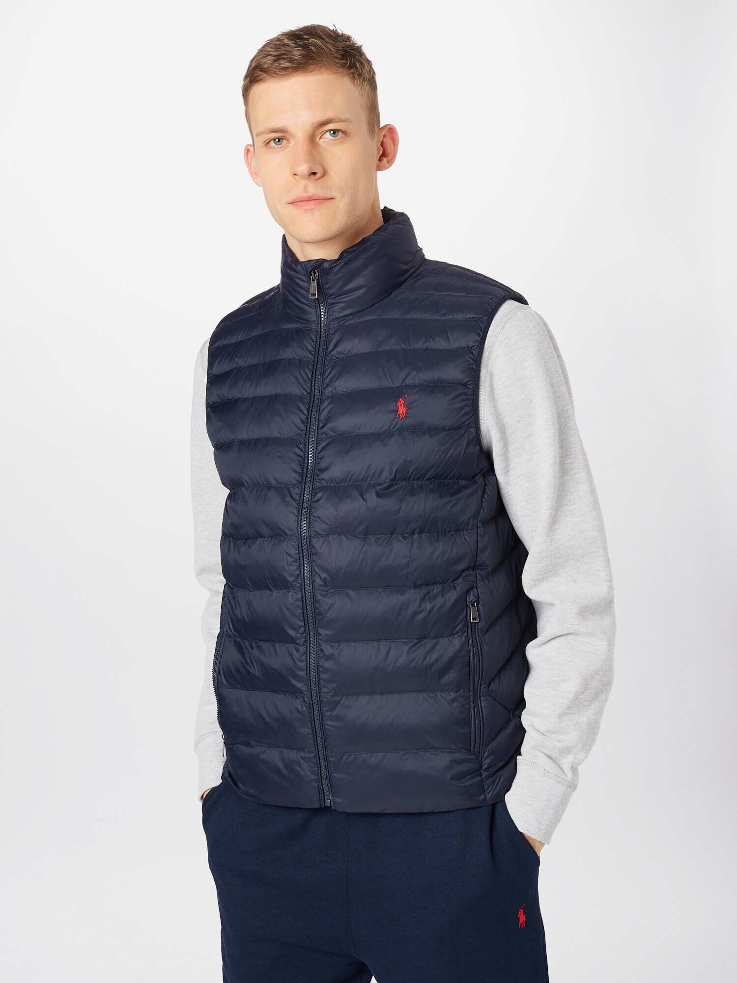 Polo Ralph Lauren Vestă 'Terra' bleumarin / roșu - Pled.ro