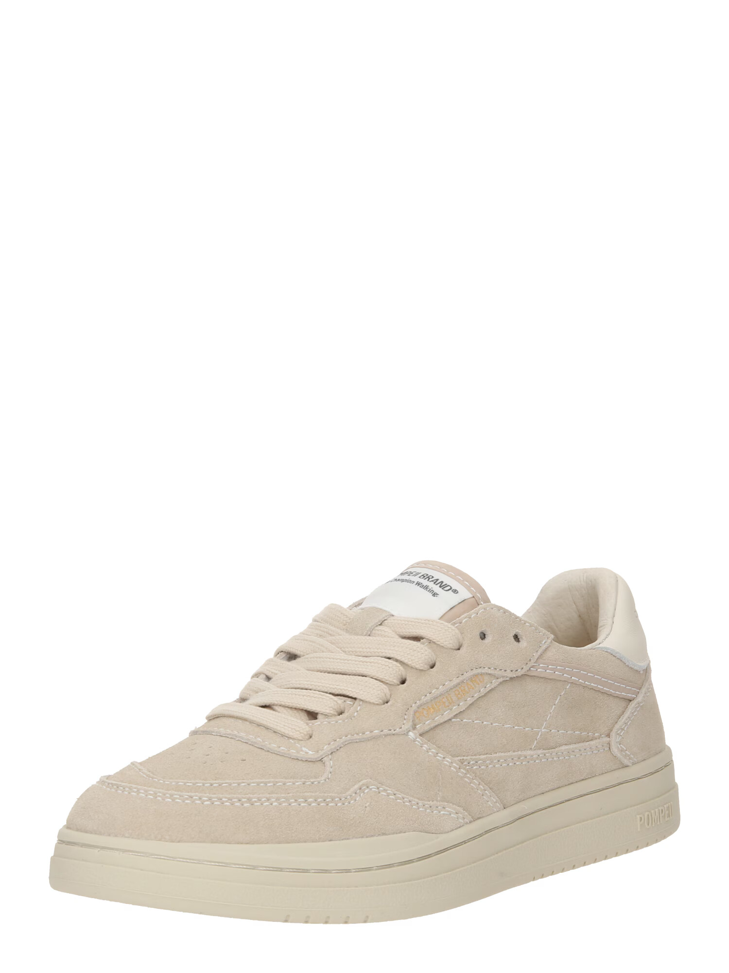 POMPEII Sneaker low 'ELAN' gri taupe / negru / alb - Pled.ro