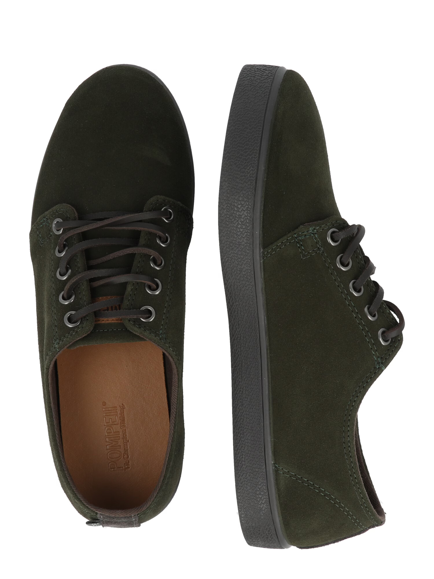 POMPEII Sneaker low maro / verde închis - Pled.ro