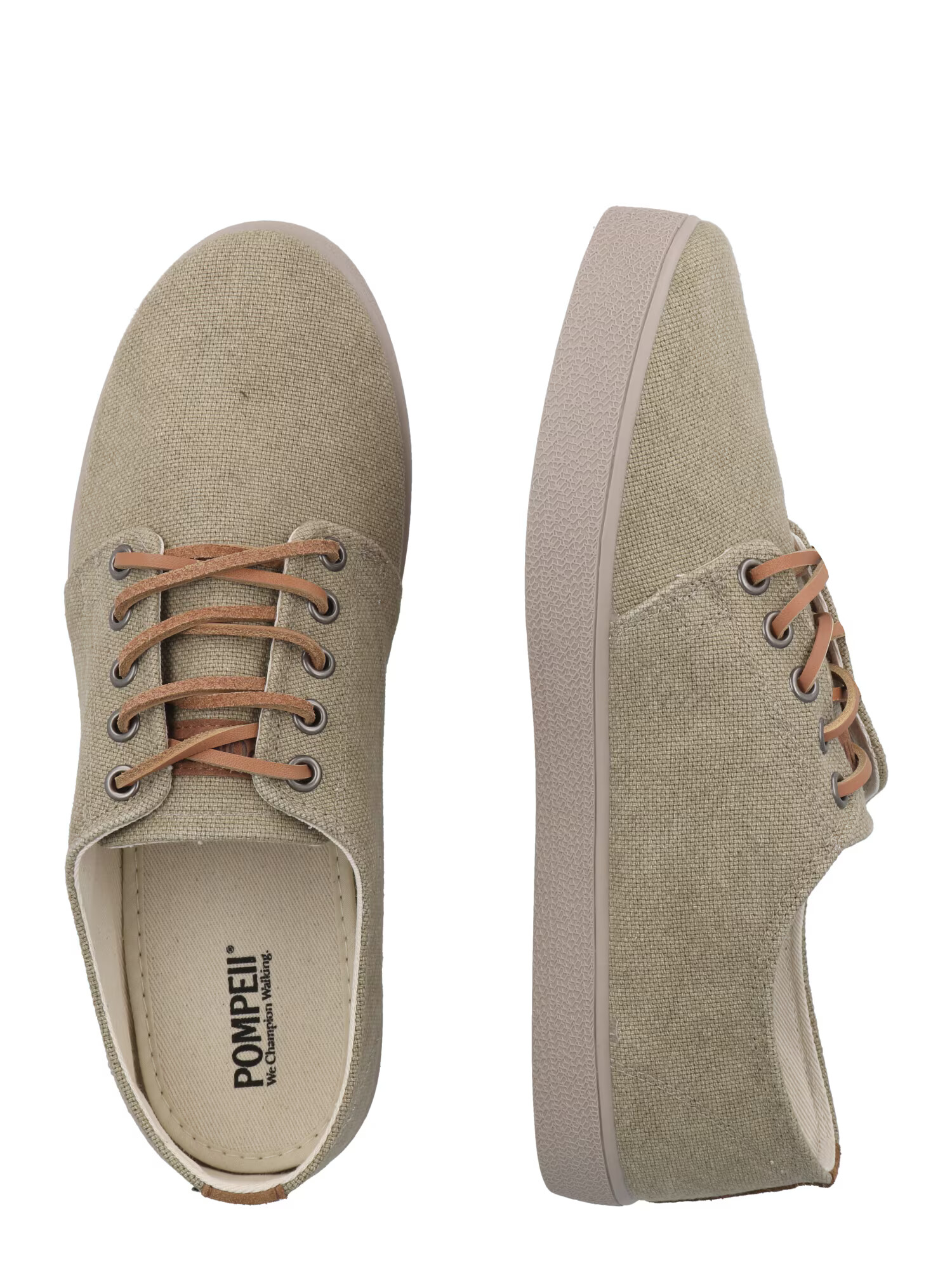 POMPEII Sneaker low 'HIGBY' oliv - Pled.ro