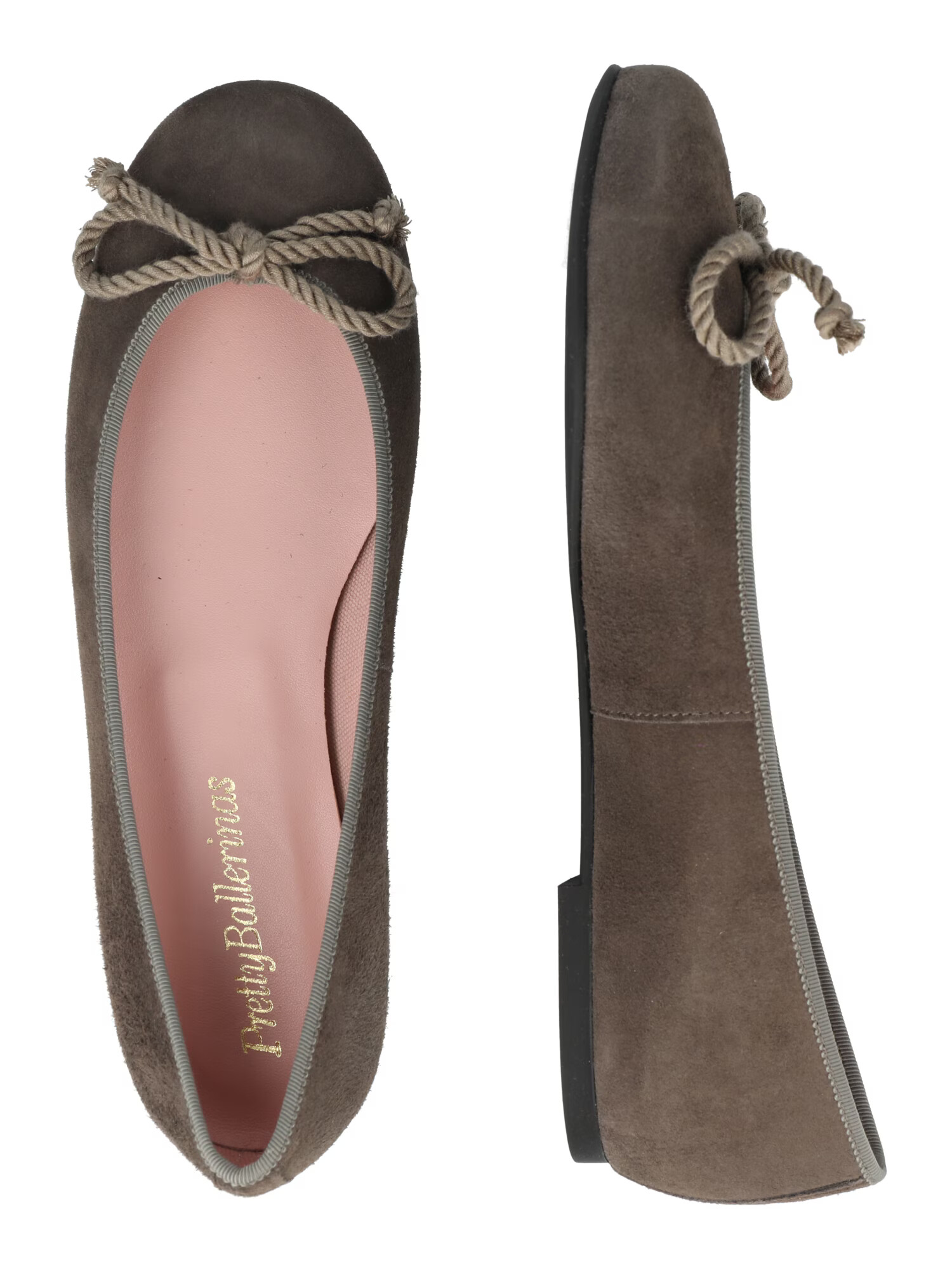 PRETTY BALLERINAS Balerini 'Shade' gri taupe - Pled.ro