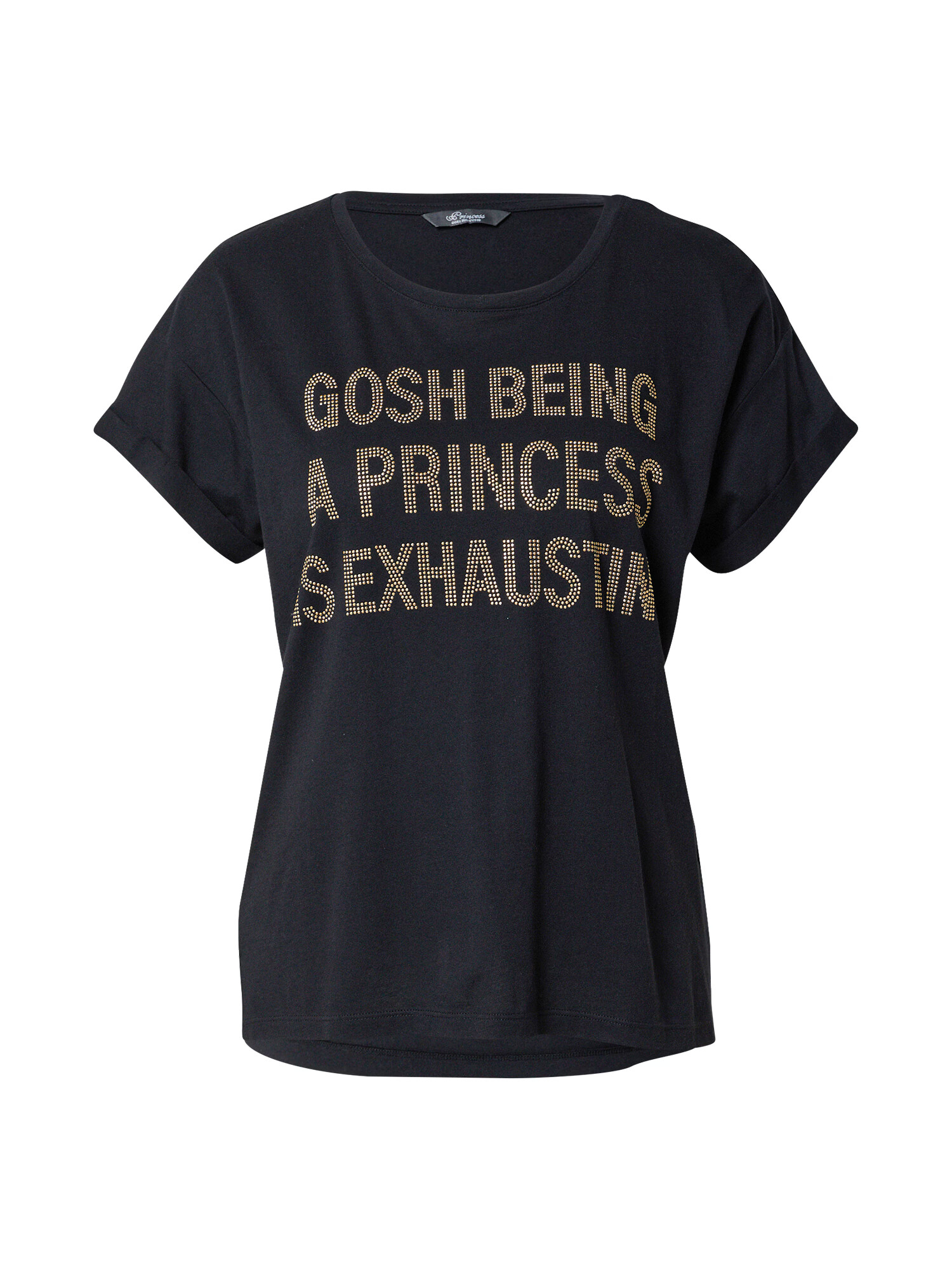 PRINCESS GOES HOLLYWOOD Tricou auriu / negru - Pled.ro