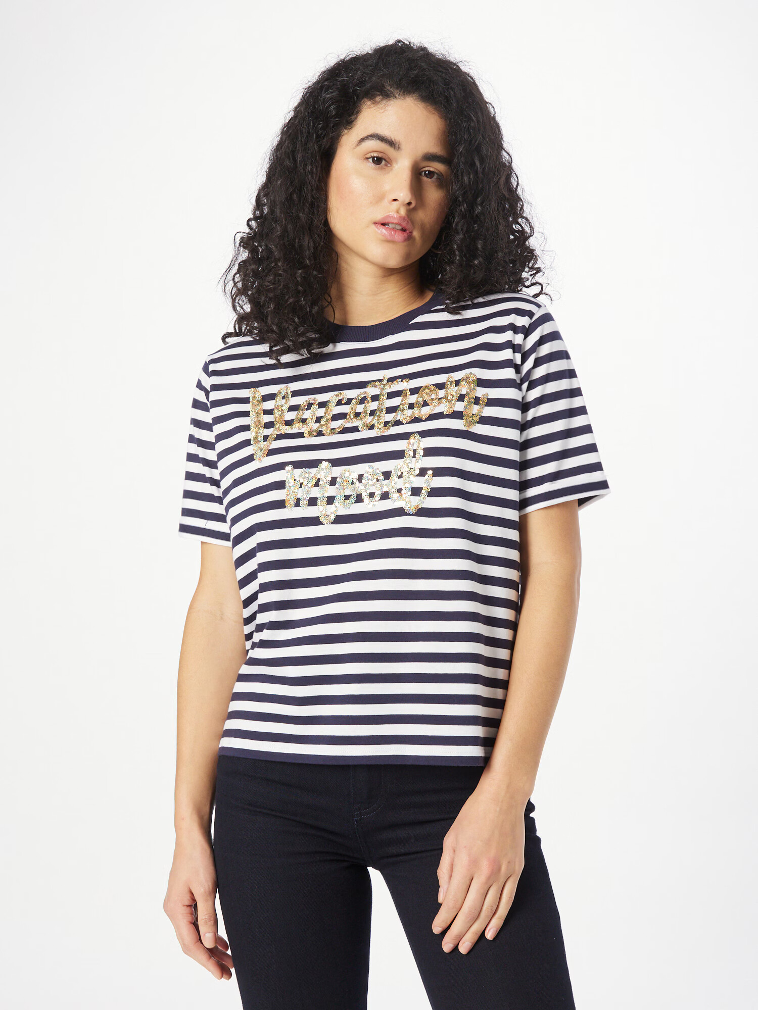 PRINCESS GOES HOLLYWOOD Tricou bej / bleumarin / turcoaz / alb - Pled.ro