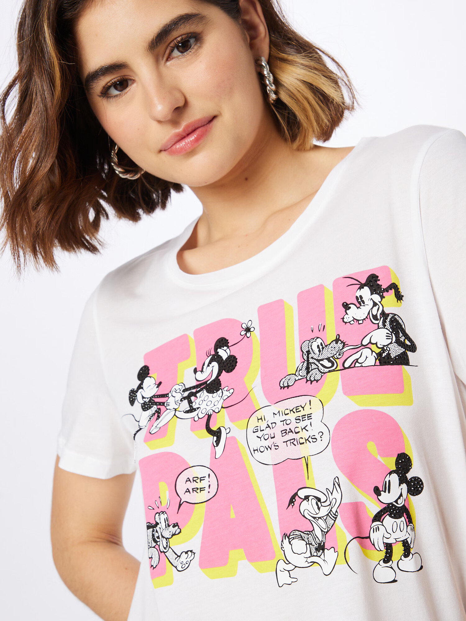 PRINCESS GOES HOLLYWOOD Tricou galben / roz / negru / alb - Pled.ro