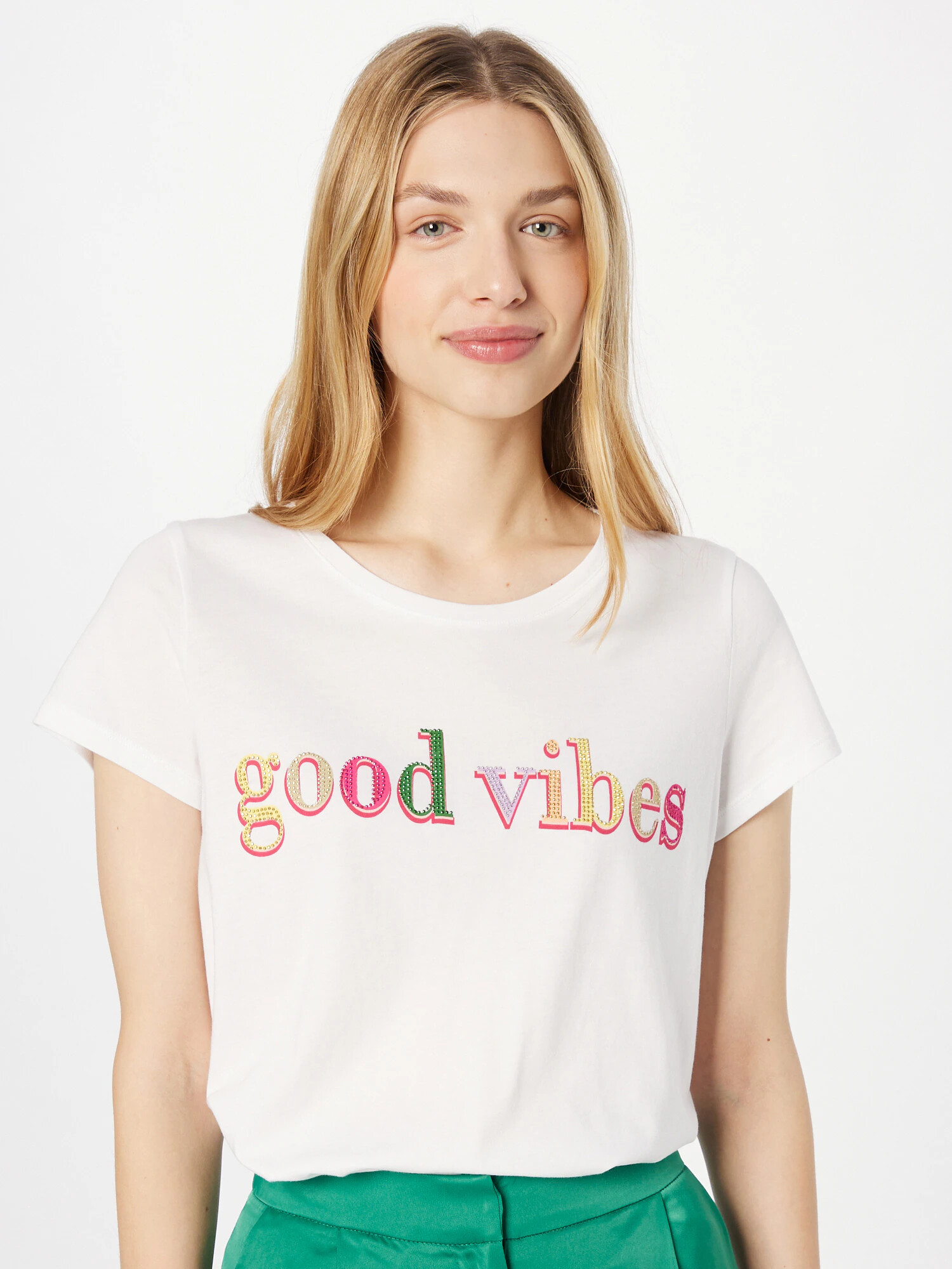 PRINCESS GOES HOLLYWOOD Tricou galben / verde / mov liliachiu / alb - Pled.ro