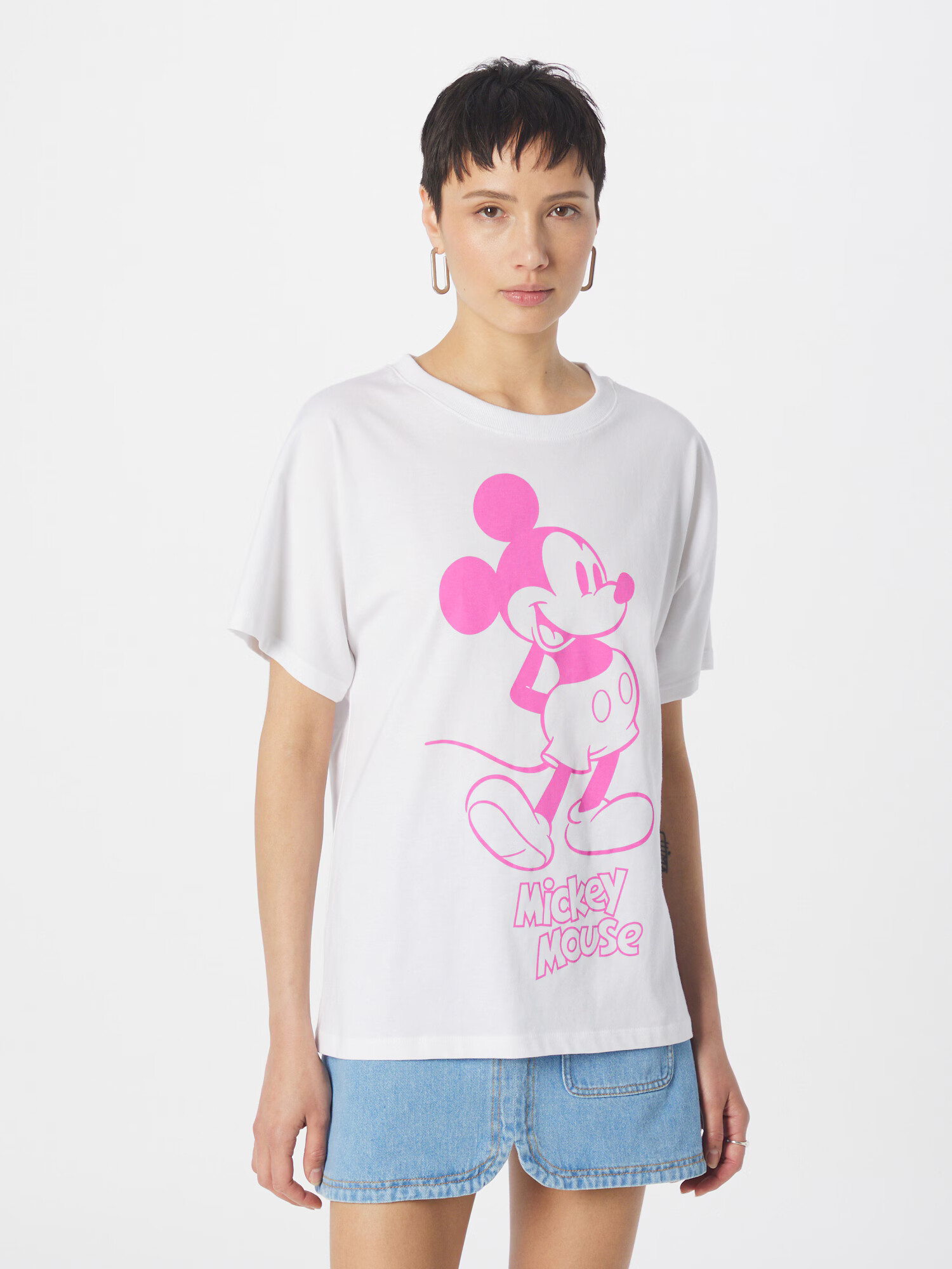 PRINCESS GOES HOLLYWOOD Tricou roz / alb - Pled.ro