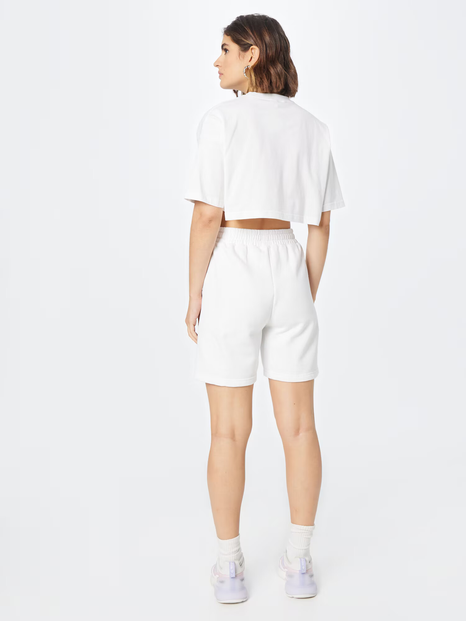 Public Desire Pantaloni roz deschis / alb - Pled.ro