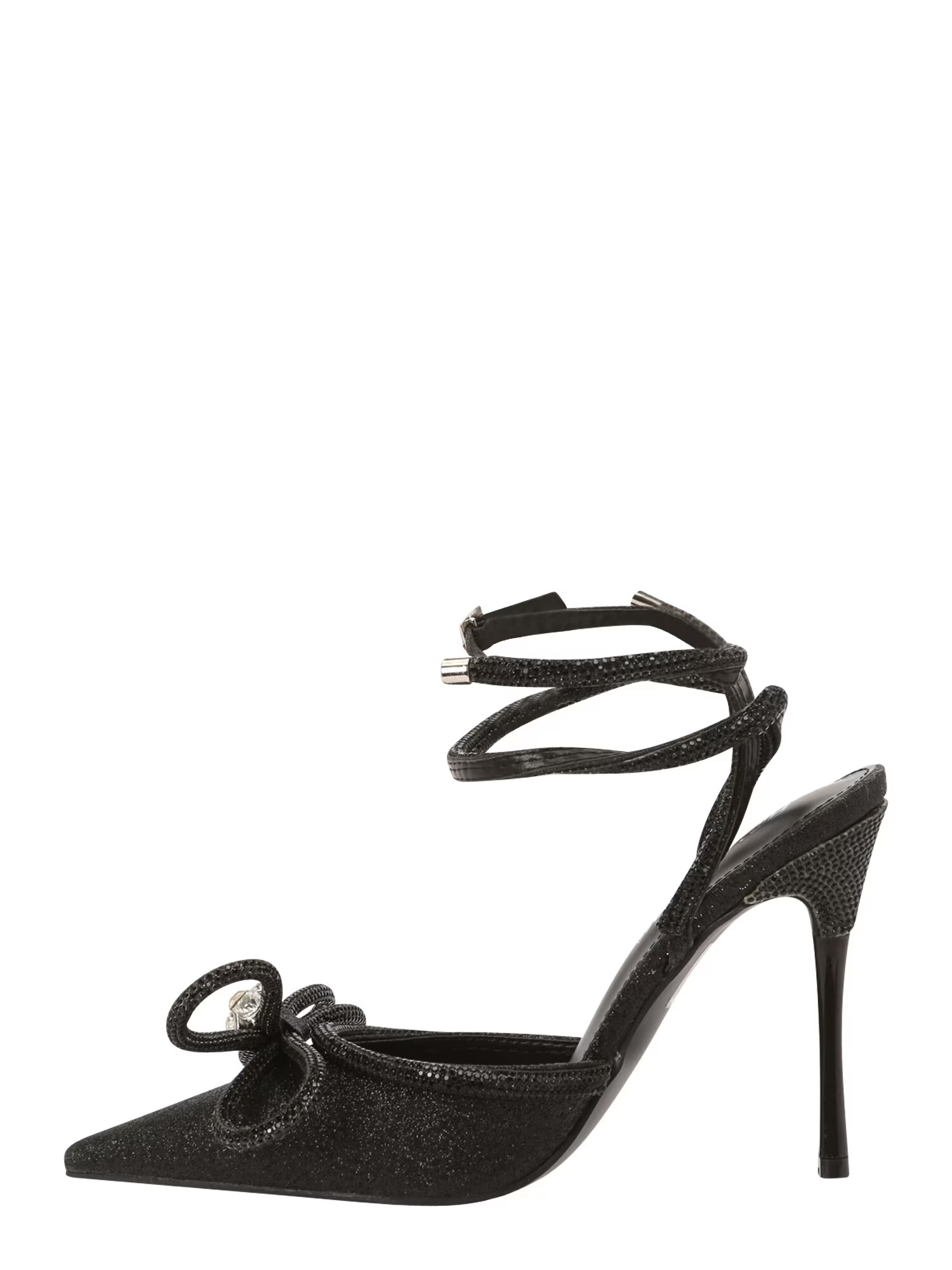 Public Desire Pumps 'MIDNIGHT' negru / argintiu - Pled.ro