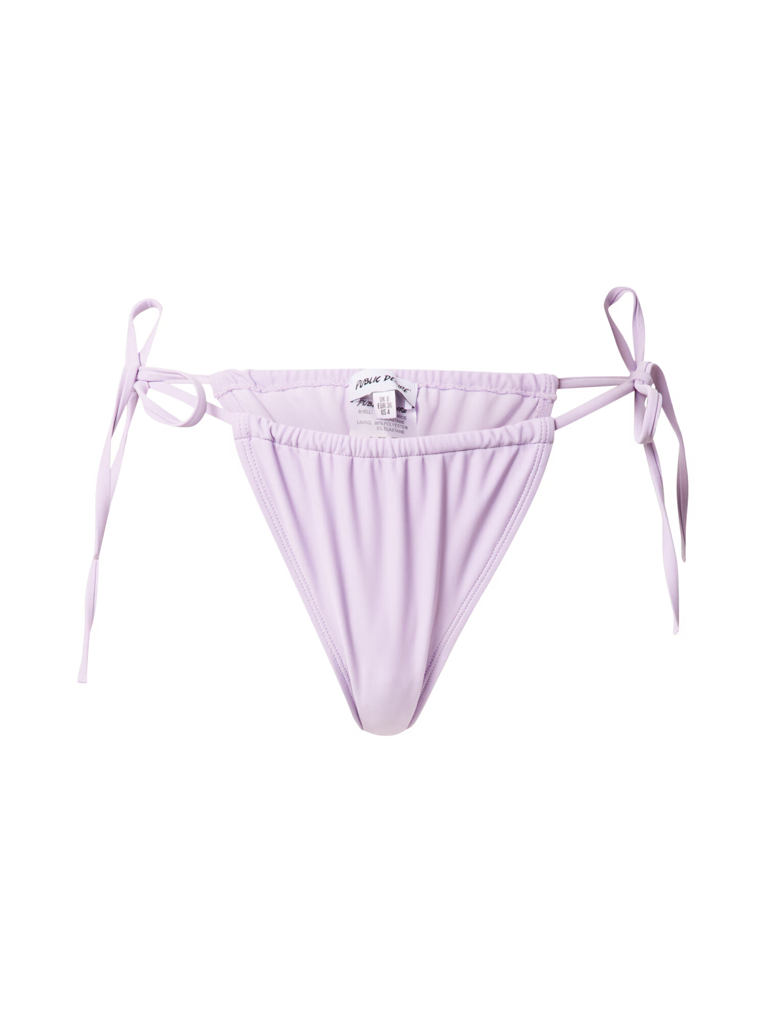 Public Desire Slip costum de baie mov pastel - Pled.ro