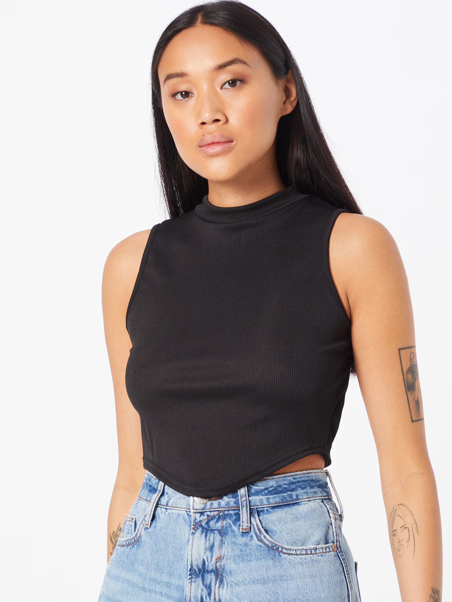 Public Desire Top 'Amber' negru - Pled.ro