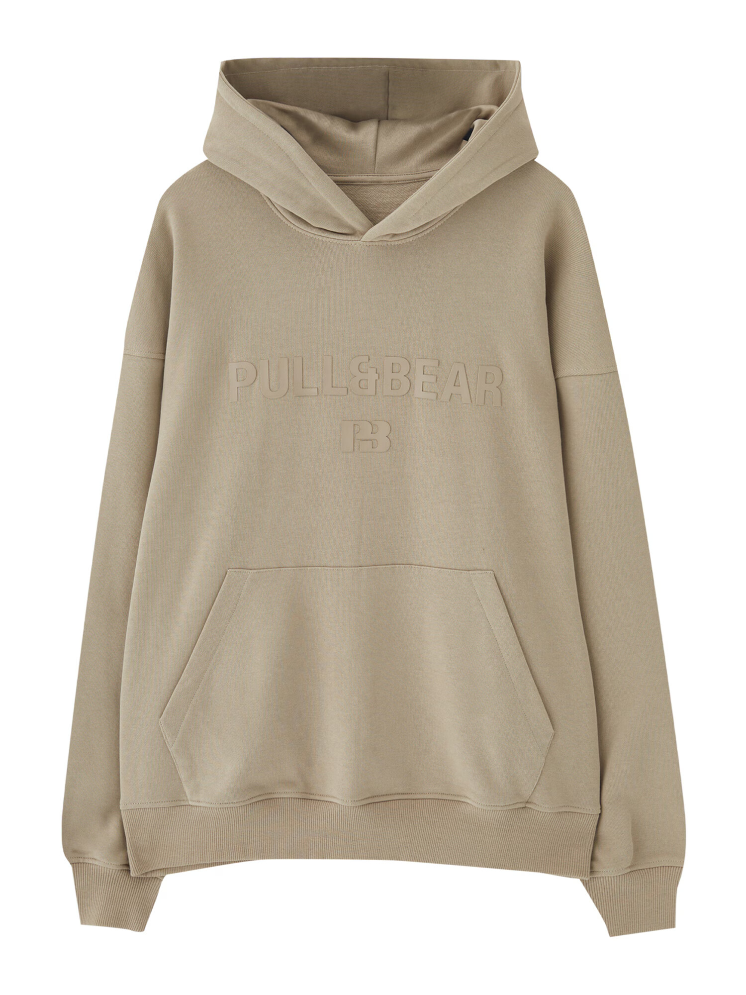 Pull&Bear Bluză de molton bej - Pled.ro