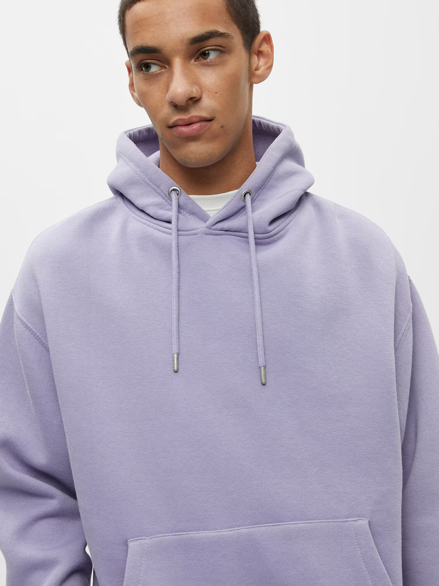 Pull&Bear Bluză de molton mauve - Pled.ro