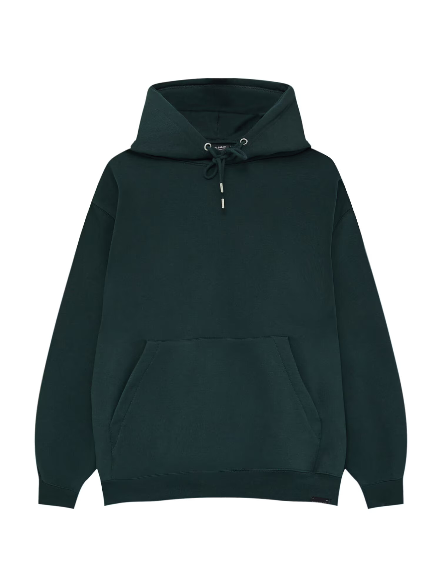 Pull&Bear Bluză de molton 'PLUSH' verde pin - Pled.ro