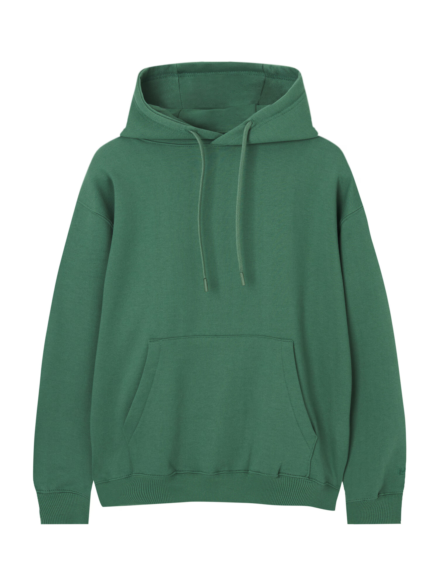 Pull&Bear Bluză de molton verde închis - Pled.ro