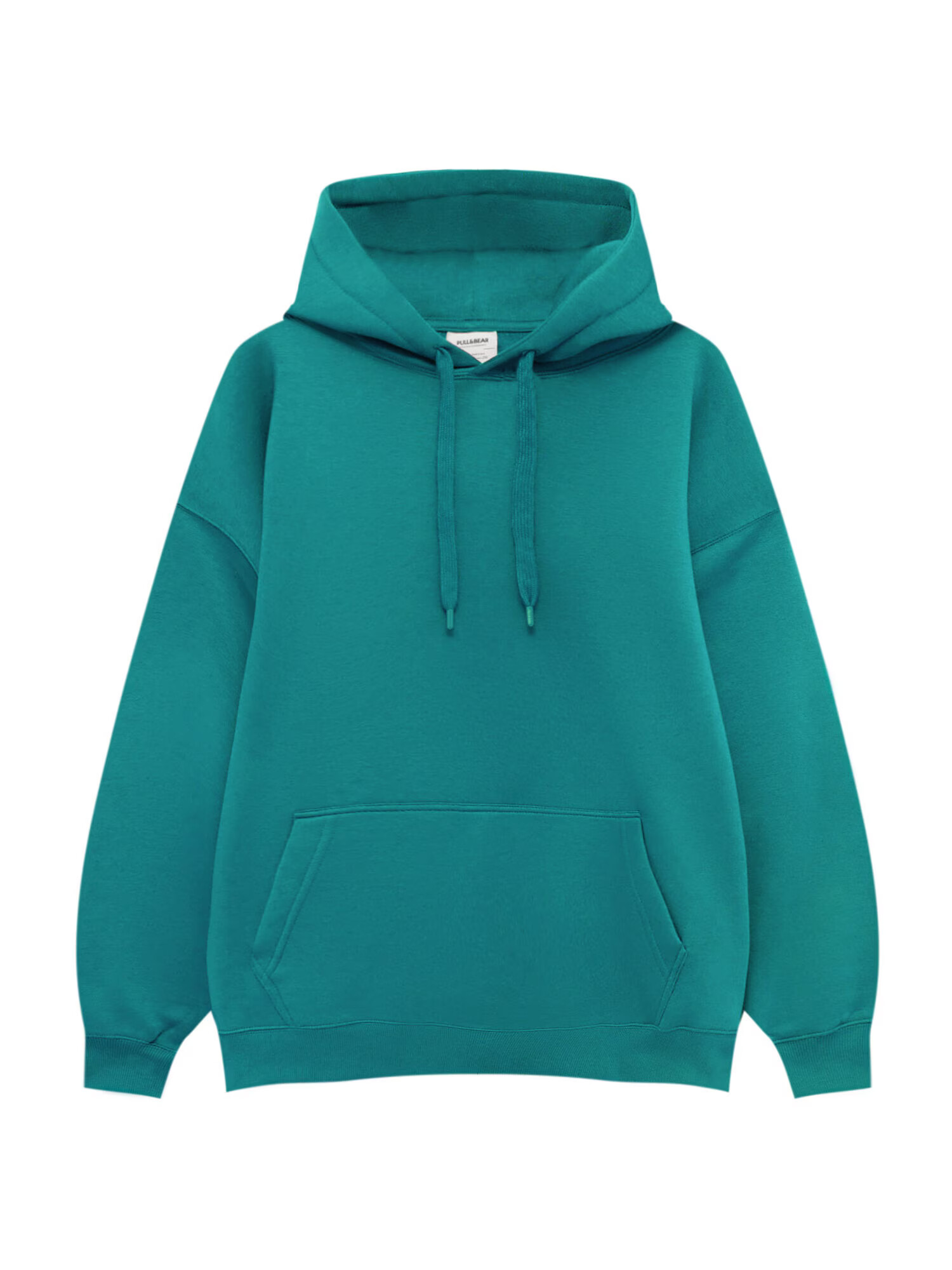 Pull&Bear Bluză de molton verde jad - Pled.ro