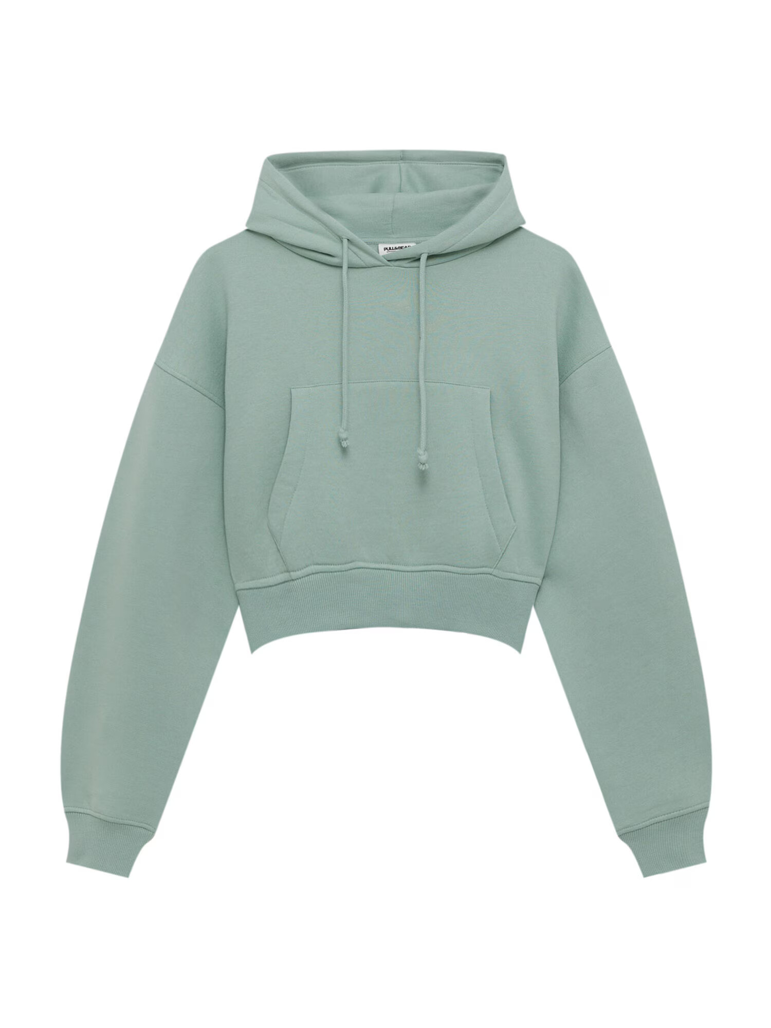 Pull&Bear Bluză de molton verde mentă - Pled.ro