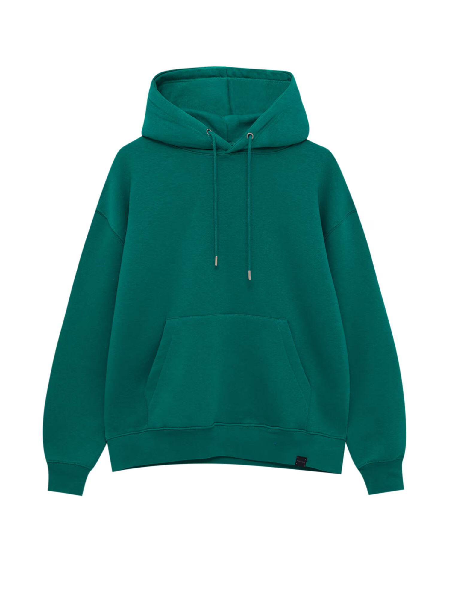 Pull&Bear Bluză de molton verde pin - Pled.ro