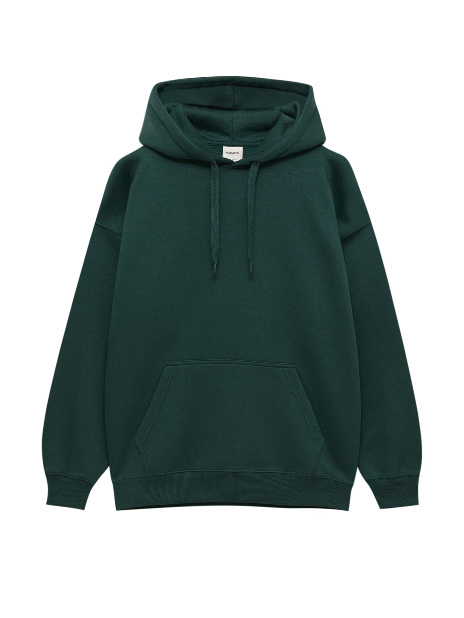 Pull&Bear Bluză de molton verde smarald - Pled.ro