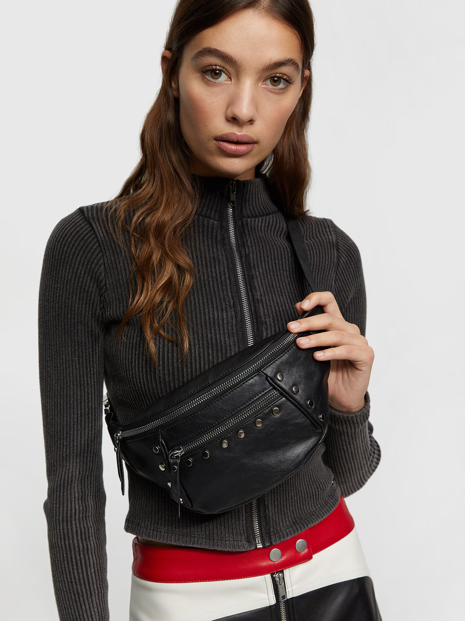 Pull&Bear Borsetă negru - Pled.ro