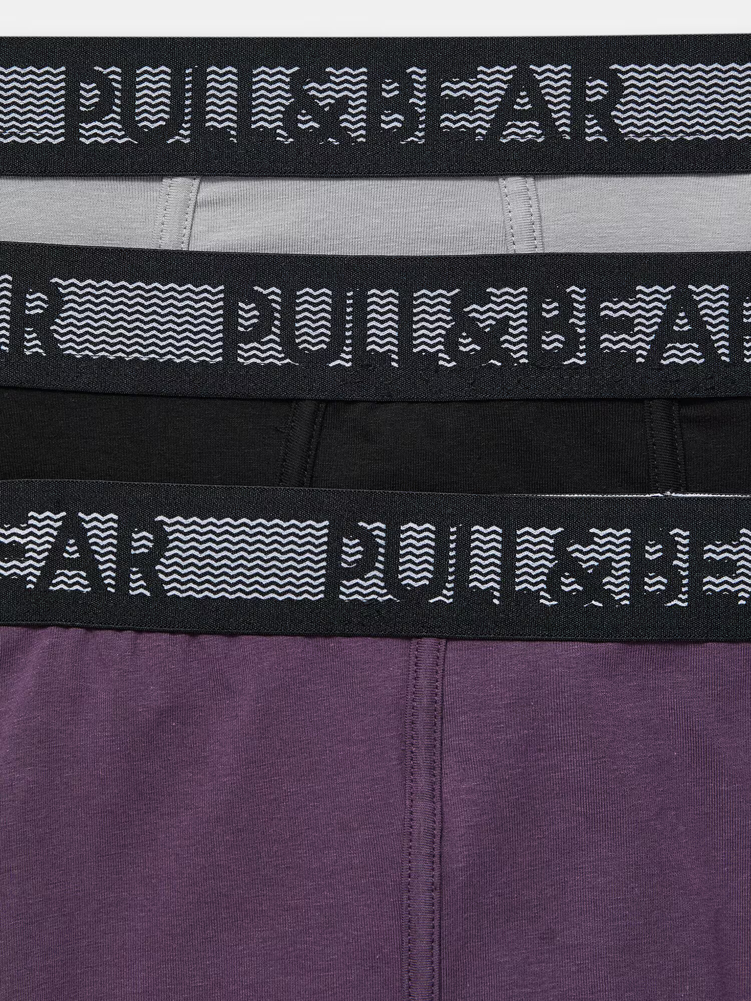 Pull&Bear Boxeri gri deschis / mov lavandă / negru - Pled.ro