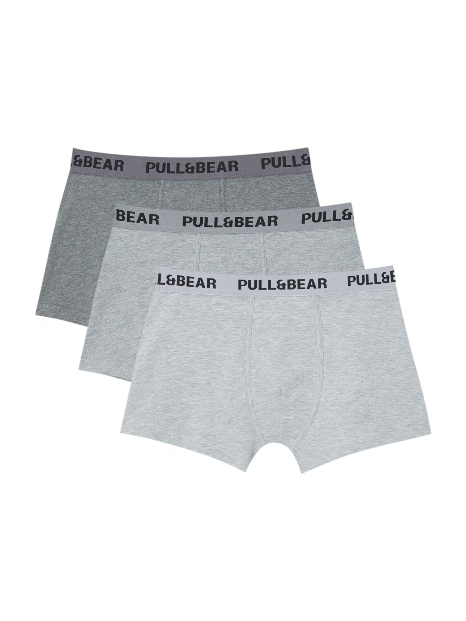 Pull&Bear Boxeri gri / gri deschis / negru - Pled.ro