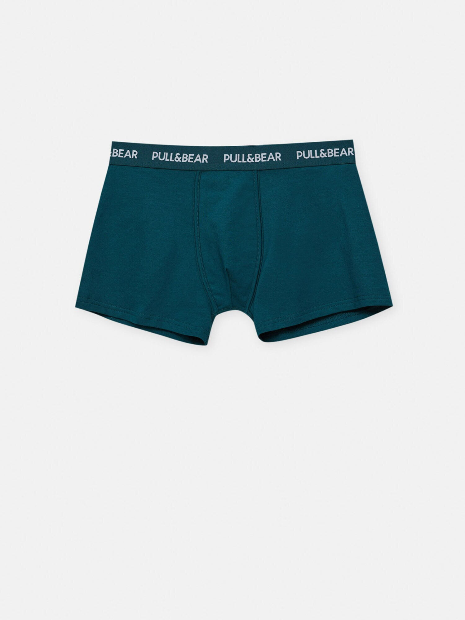 Pull&Bear Boxeri gri închis / verde smarald / negru / alb natural - Pled.ro